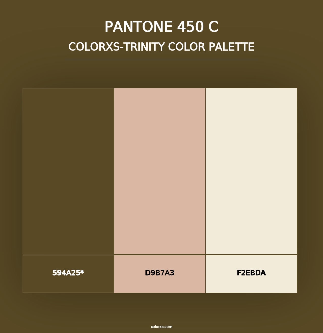 PANTONE 450 C - Colorxs Trinity Palette