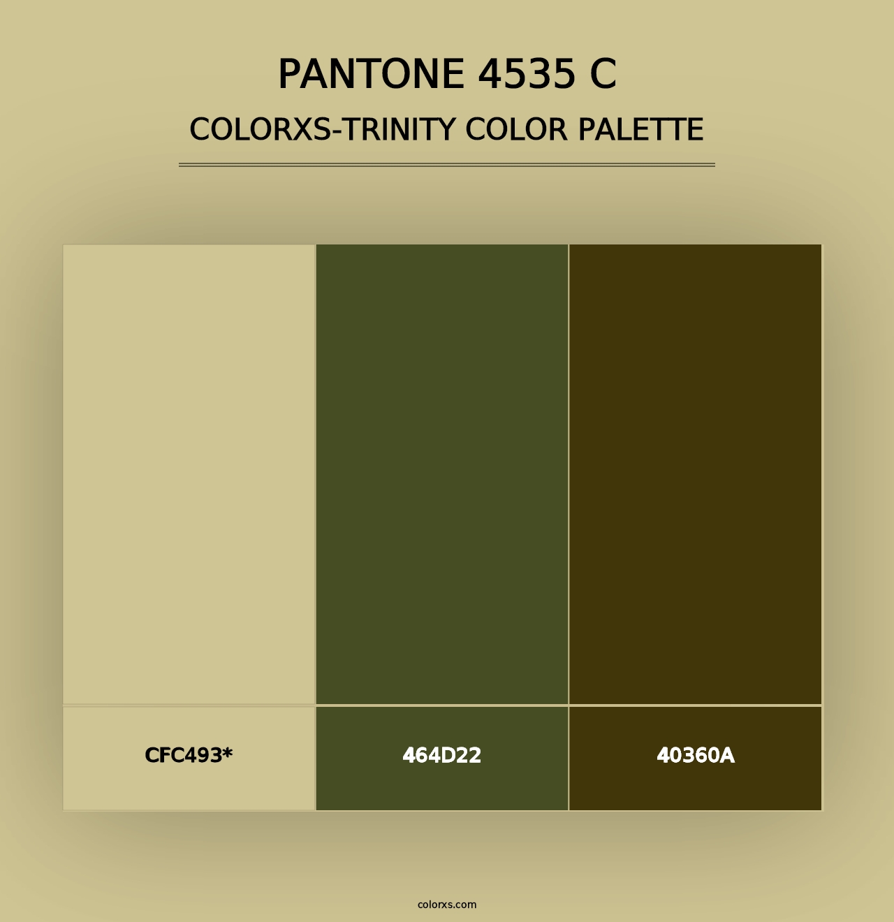 PANTONE 4535 C - Colorxs Trinity Palette