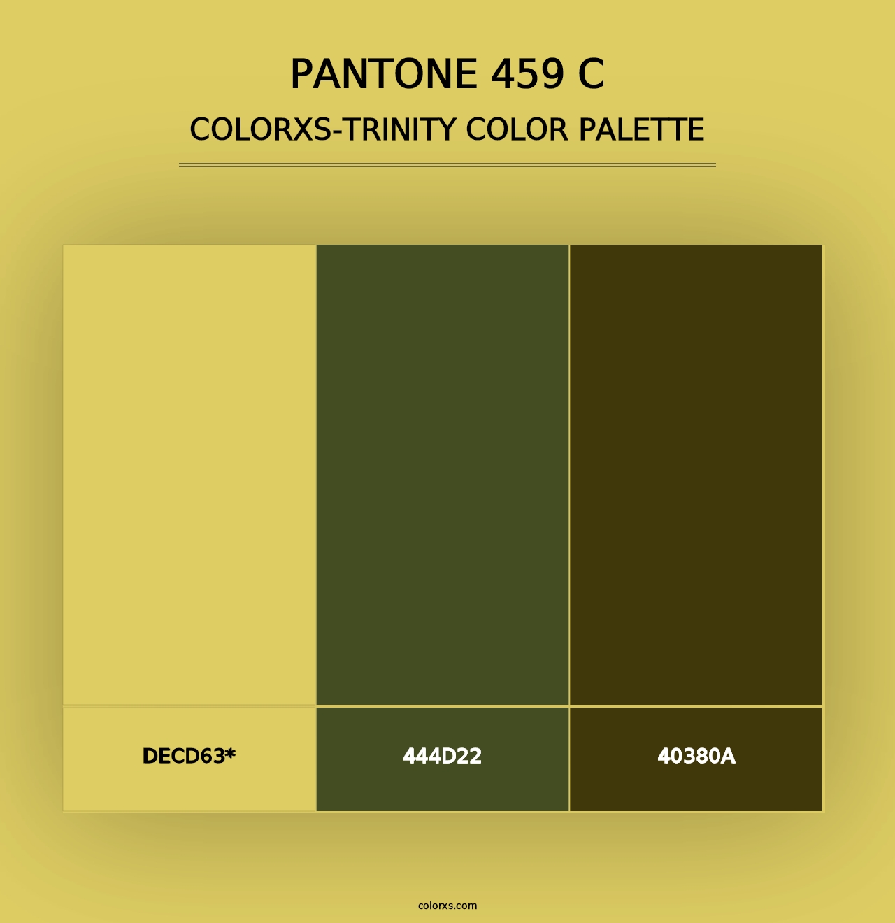 PANTONE 459 C - Colorxs Trinity Palette