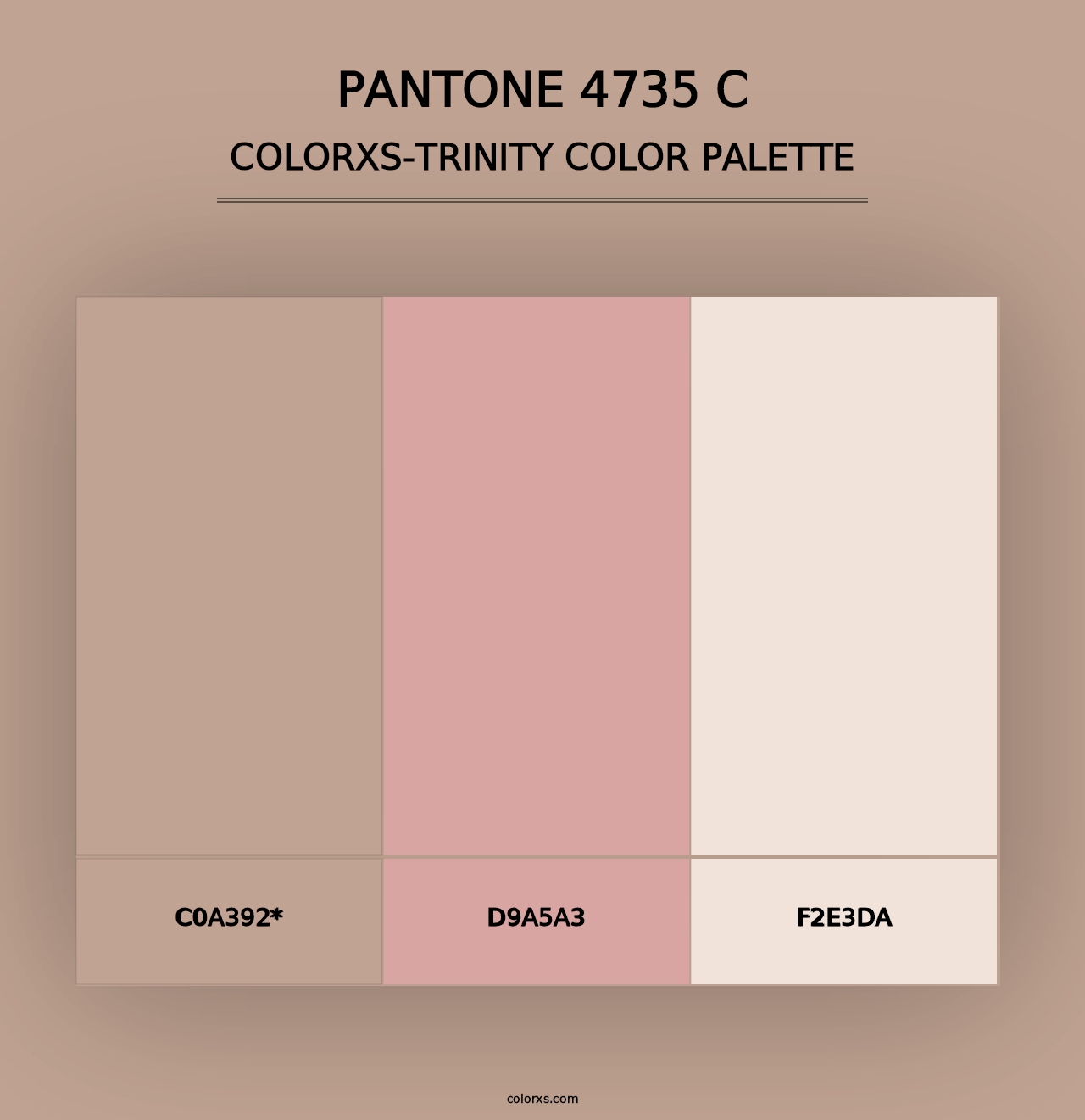 PANTONE 4735 C - Colorxs Trinity Palette