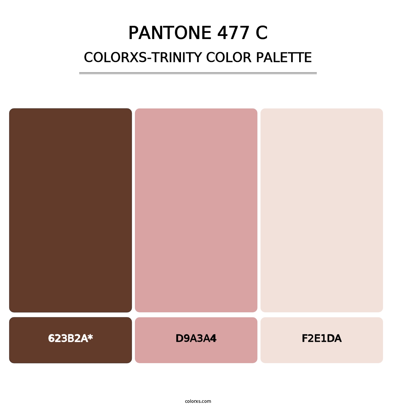 PANTONE 477 C - Colorxs Trinity Palette