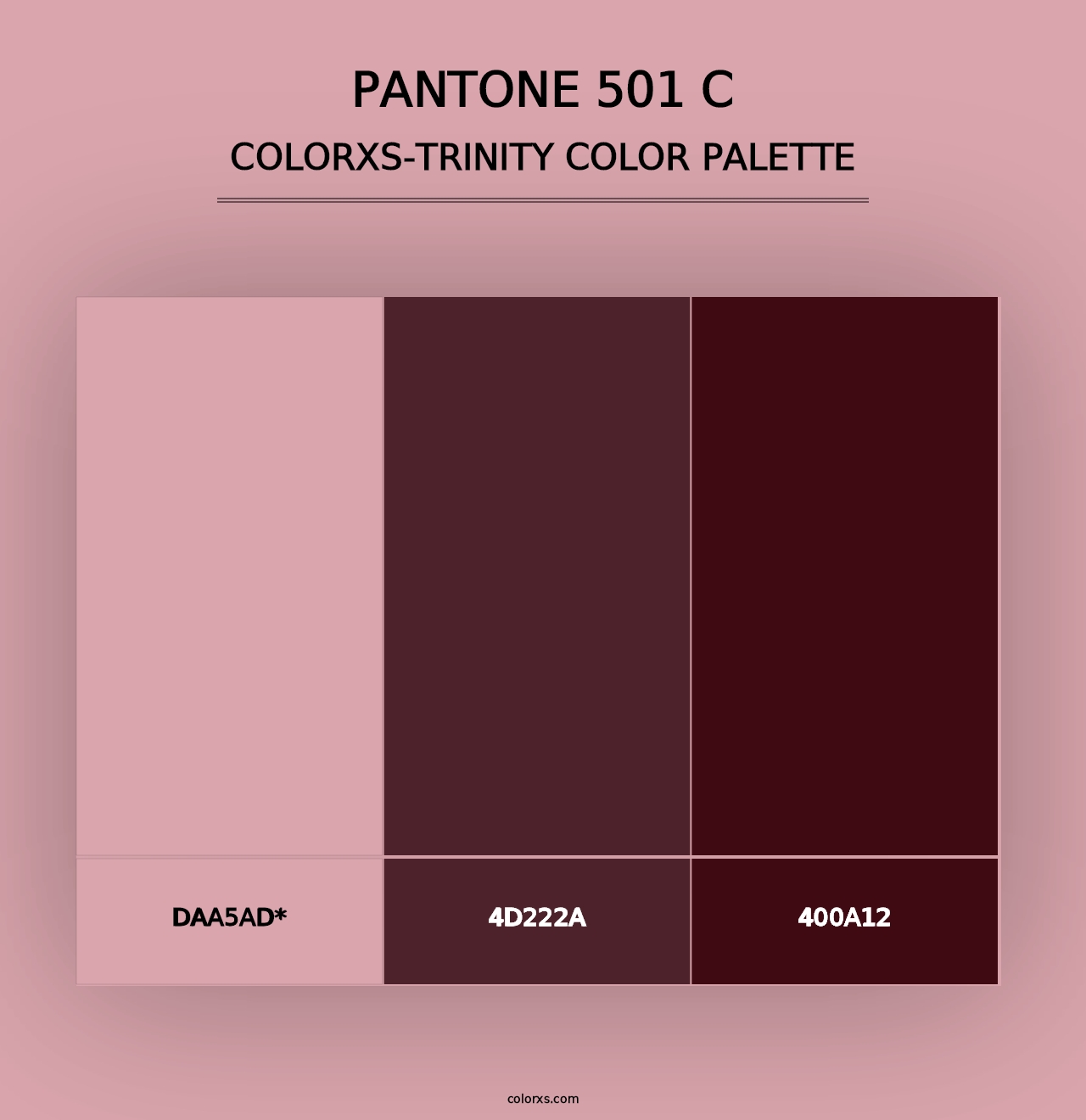 PANTONE 501 C - Colorxs Trinity Palette