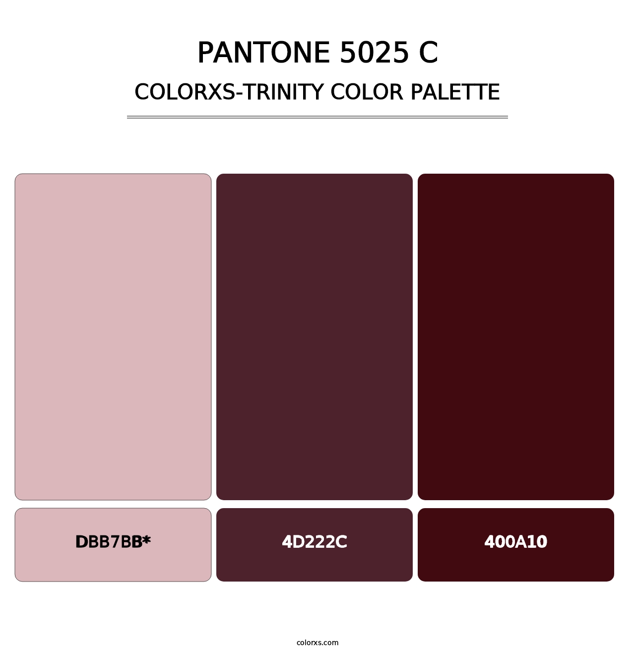 PANTONE 5025 C - Colorxs Trinity Palette