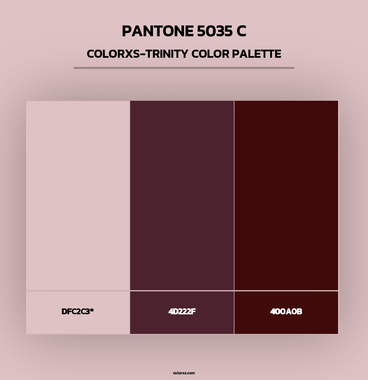 PANTONE 5035 C - Colorxs Trinity Palette