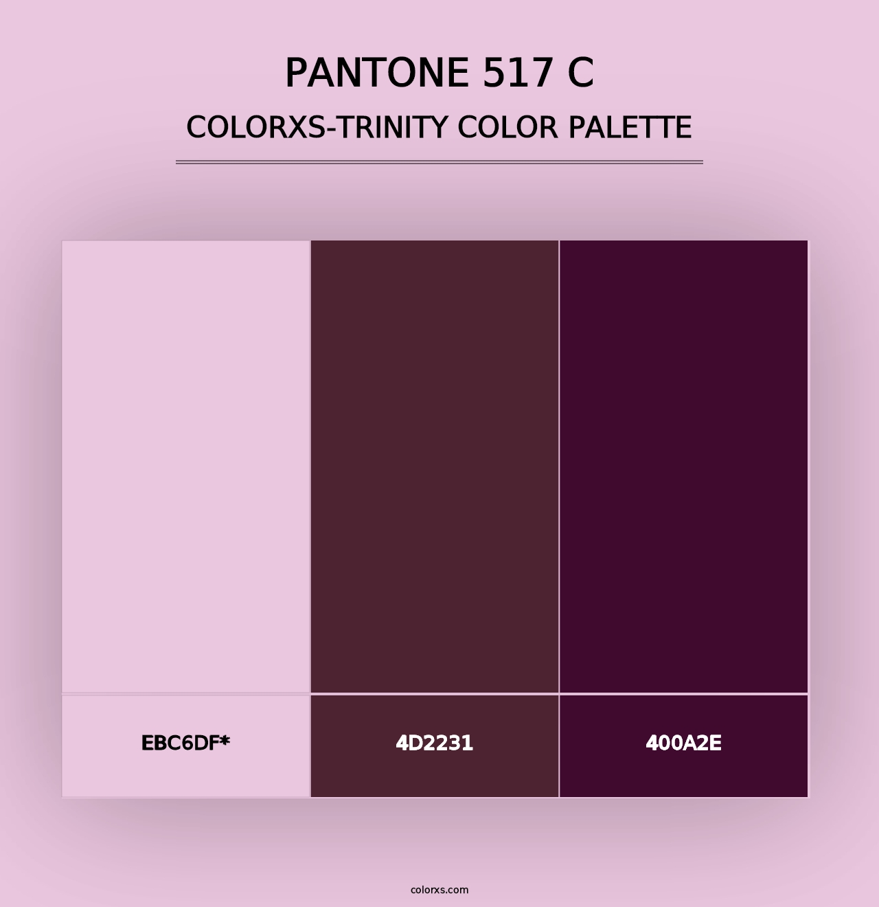 PANTONE 517 C - Colorxs Trinity Palette