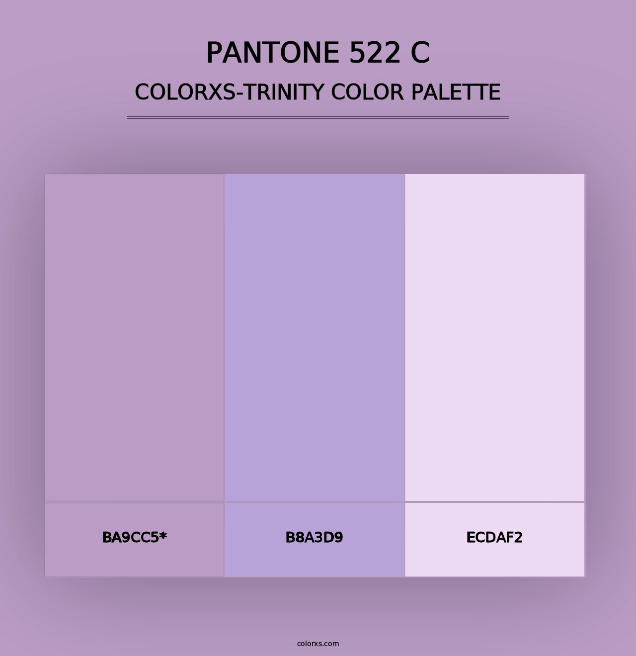 PANTONE 522 C - Colorxs Trinity Palette