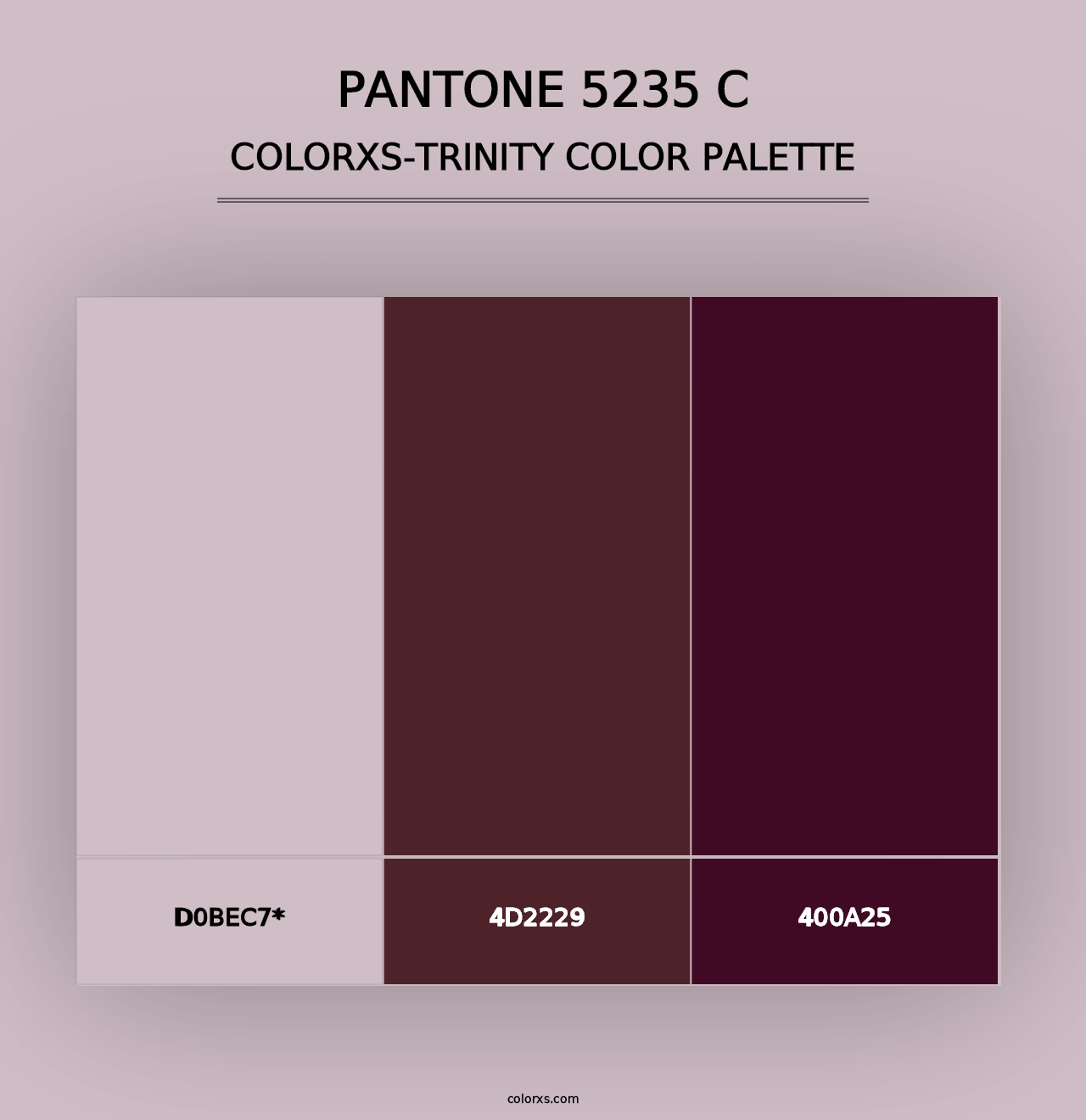 PANTONE 5235 C - Colorxs Trinity Palette