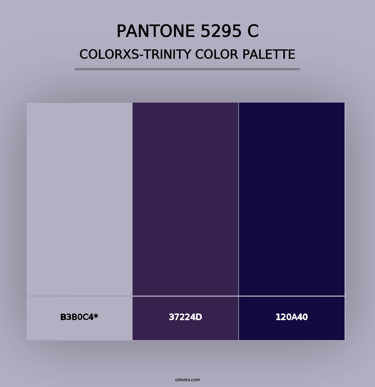 PANTONE 5295 C - Colorxs Trinity Palette