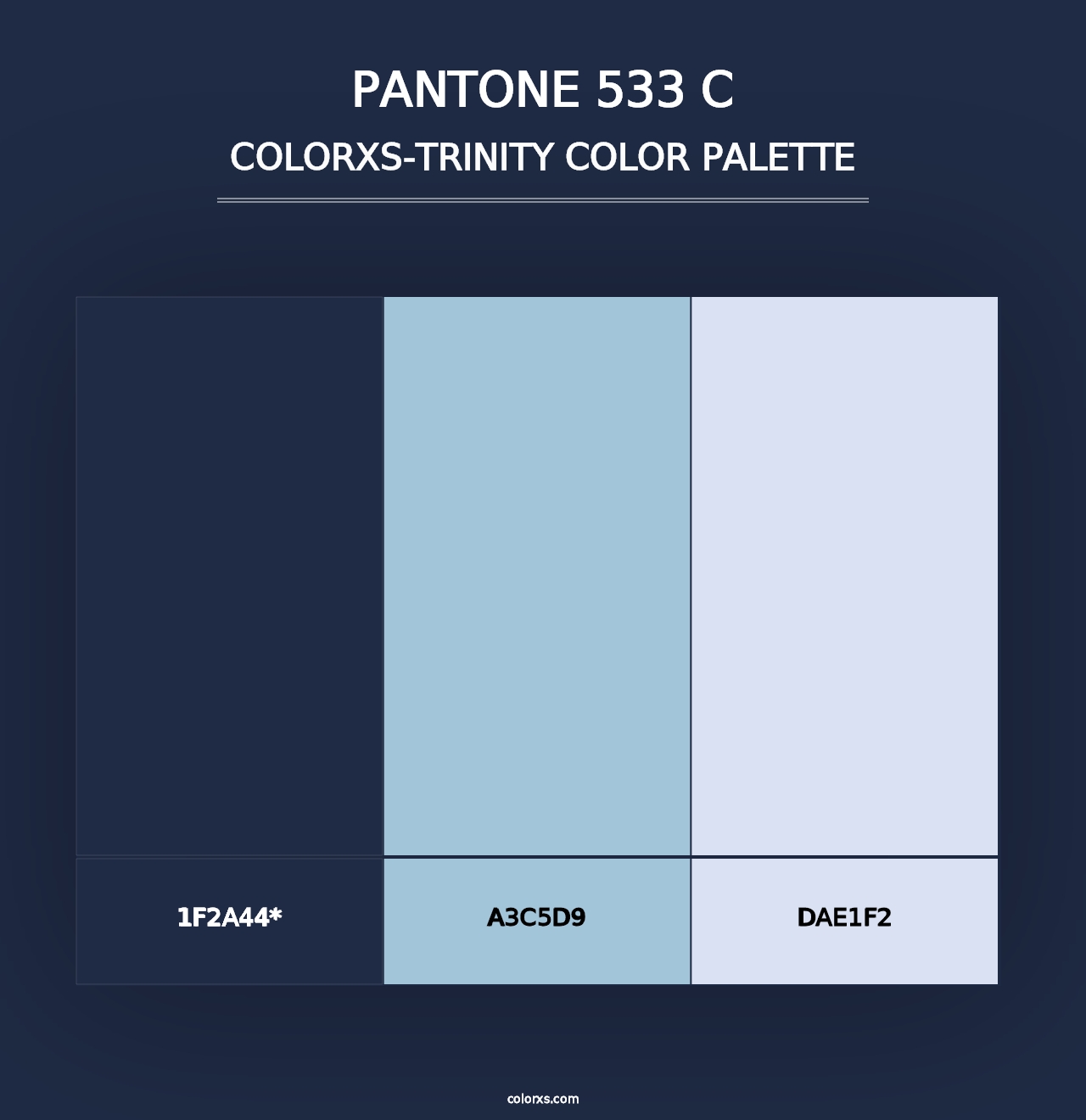 PANTONE 533 C - Colorxs Trinity Palette