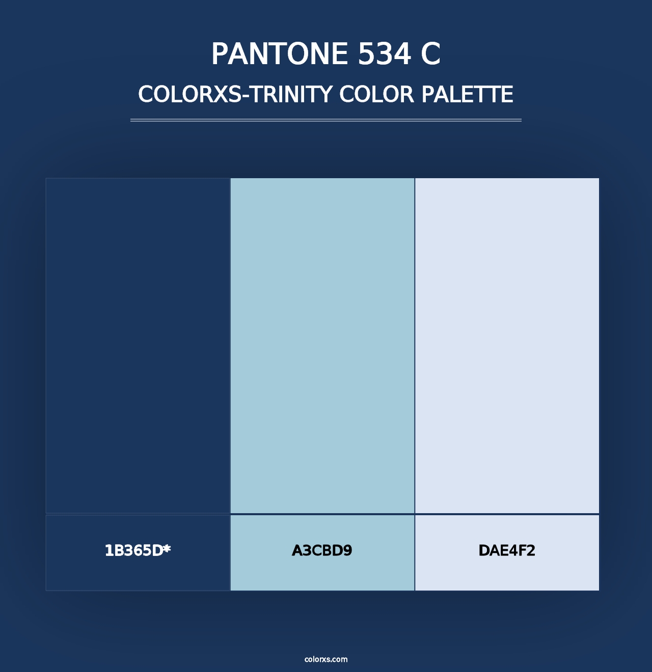 PANTONE 534 C - Colorxs Trinity Palette