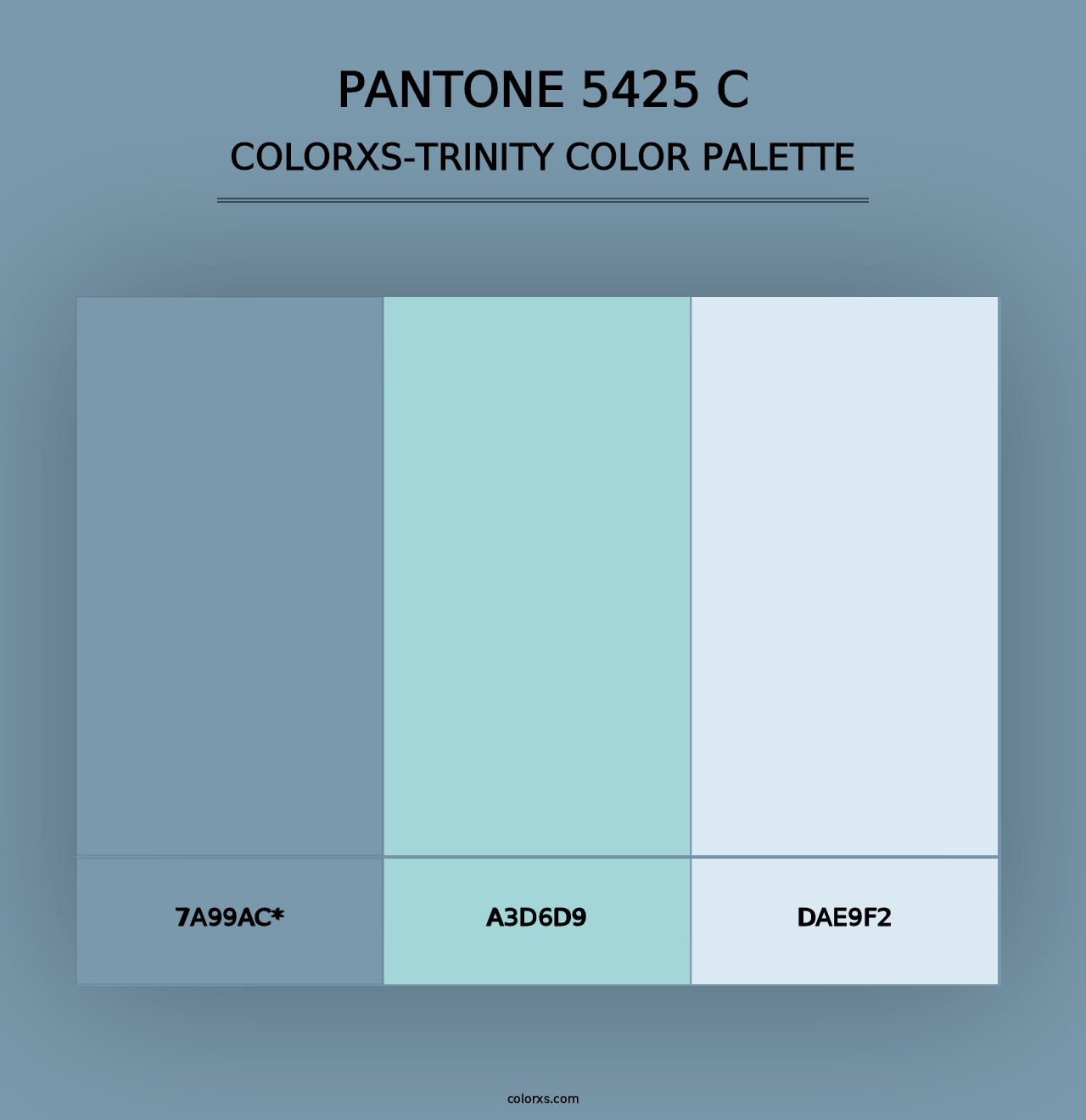 PANTONE 5425 C - Colorxs Trinity Palette