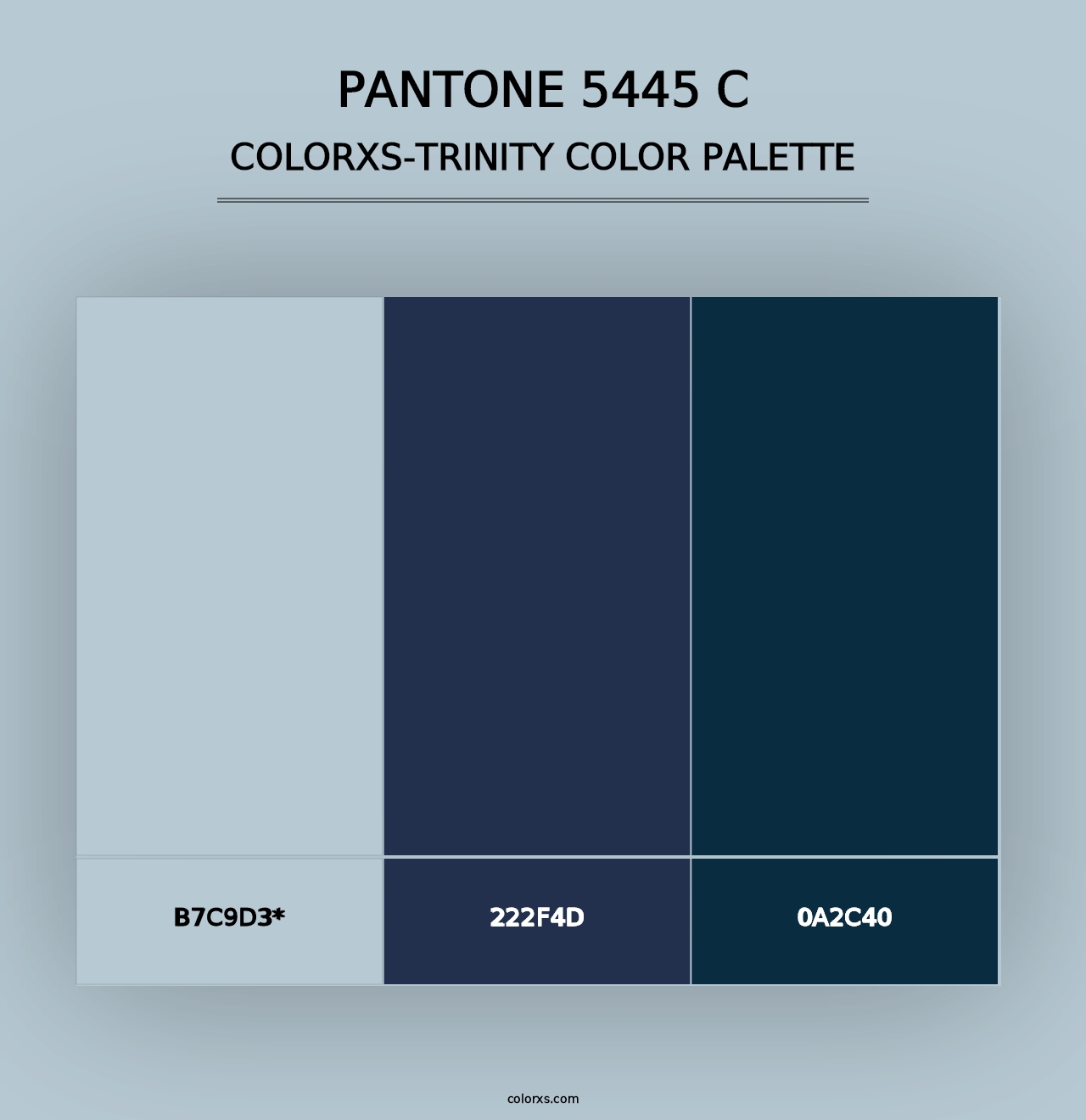 PANTONE 5445 C - Colorxs Trinity Palette