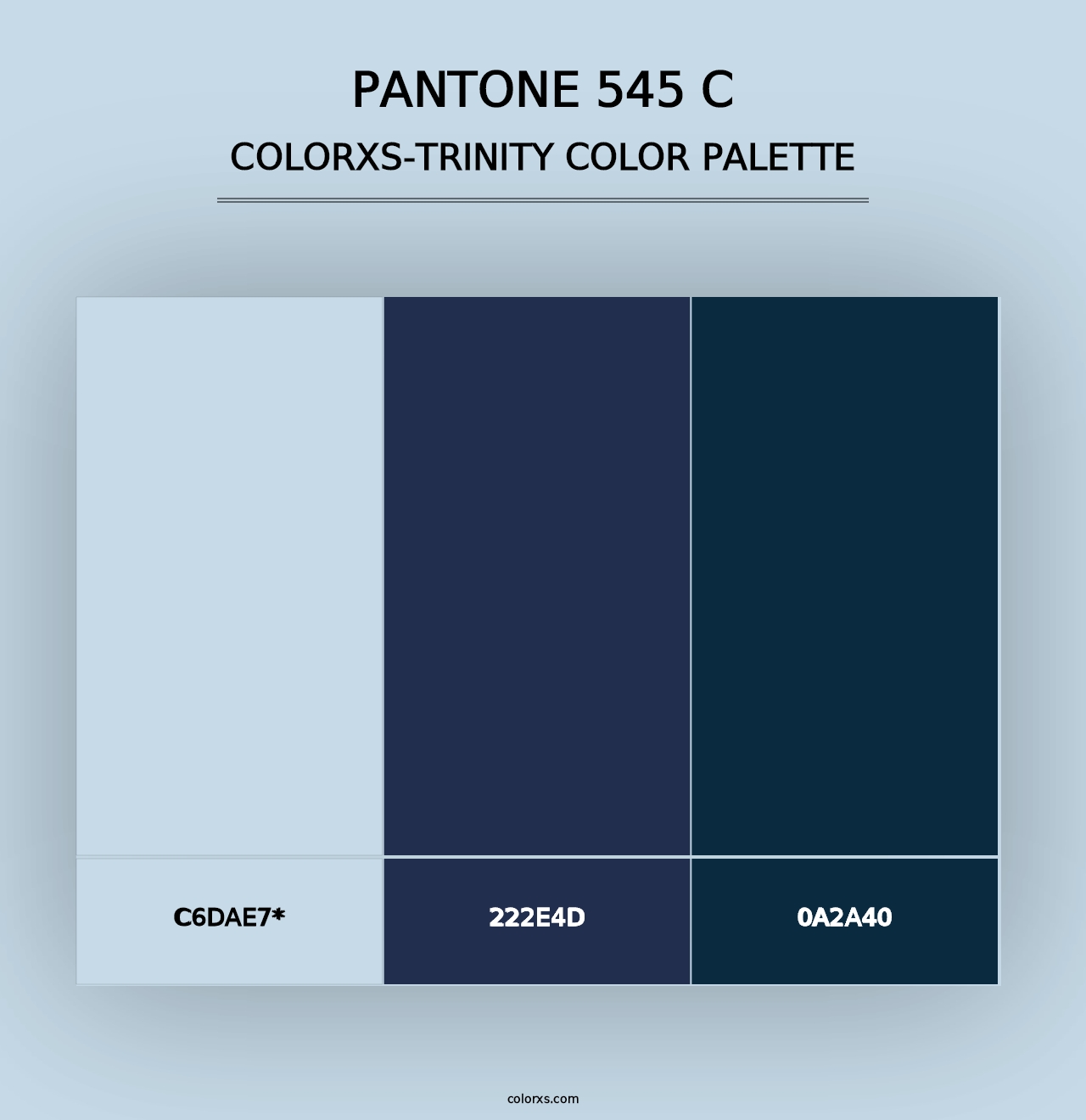 PANTONE 545 C - Colorxs Trinity Palette