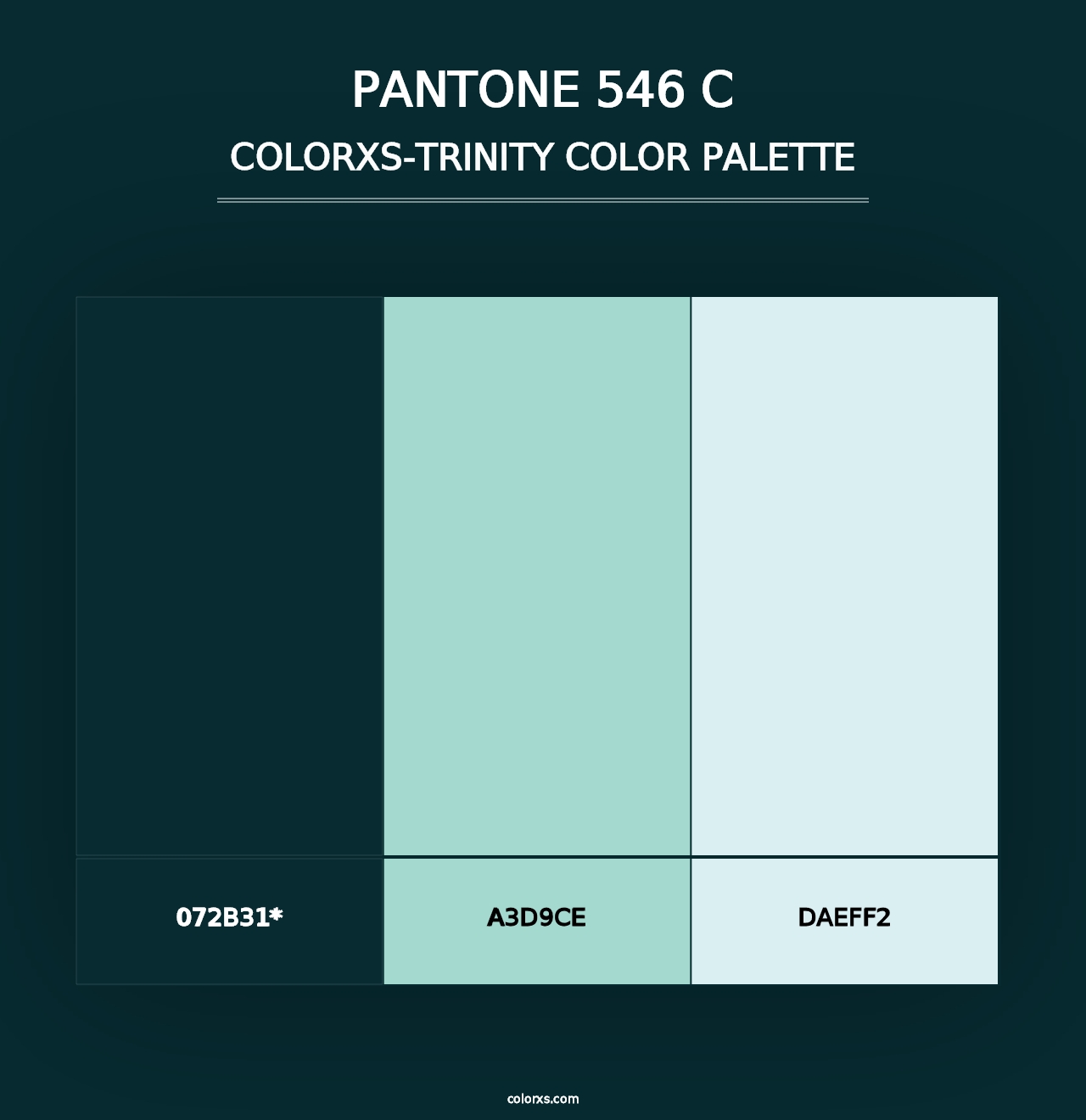 PANTONE 546 C - Colorxs Trinity Palette