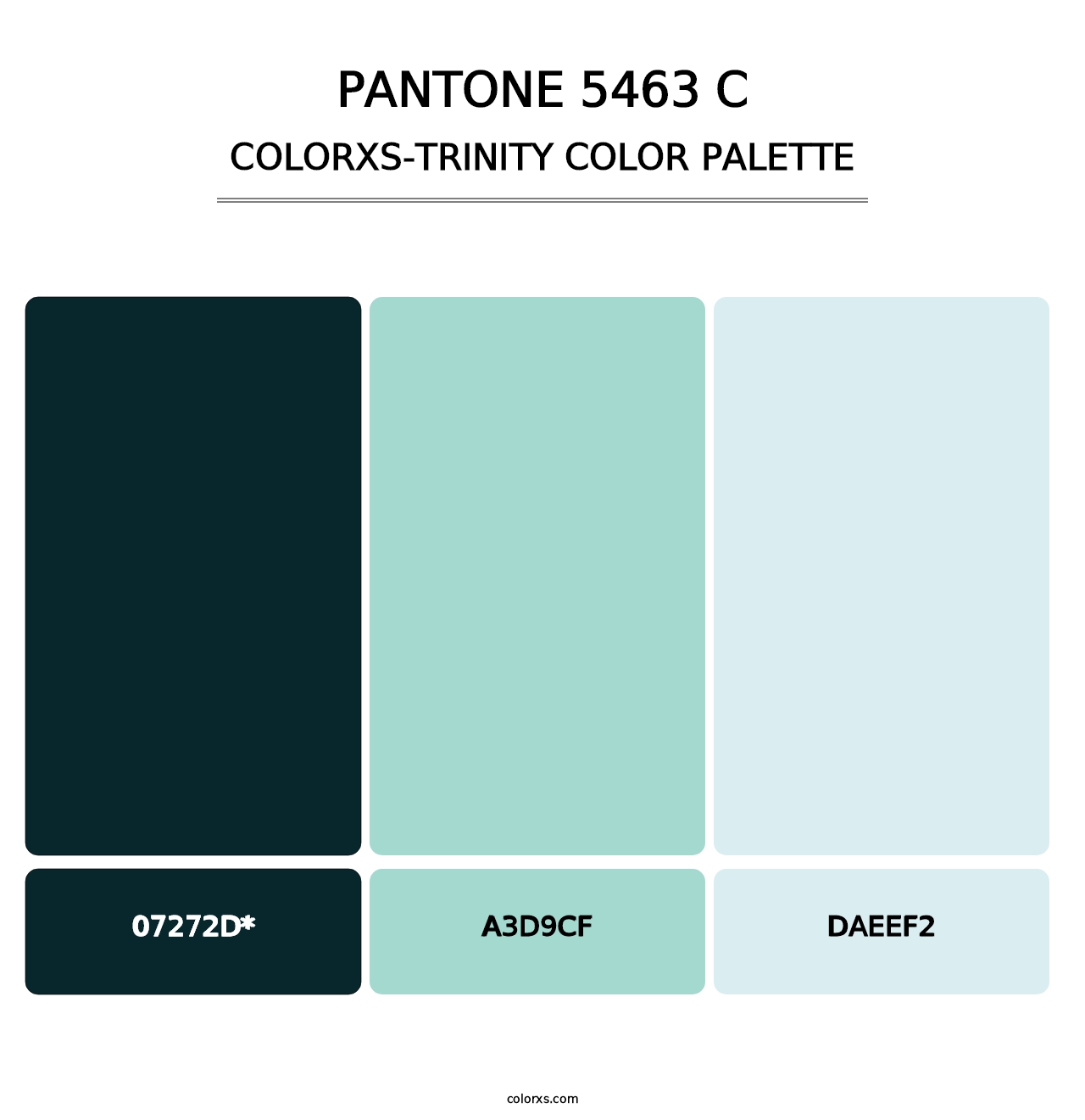 PANTONE 5463 C - Colorxs Trinity Palette