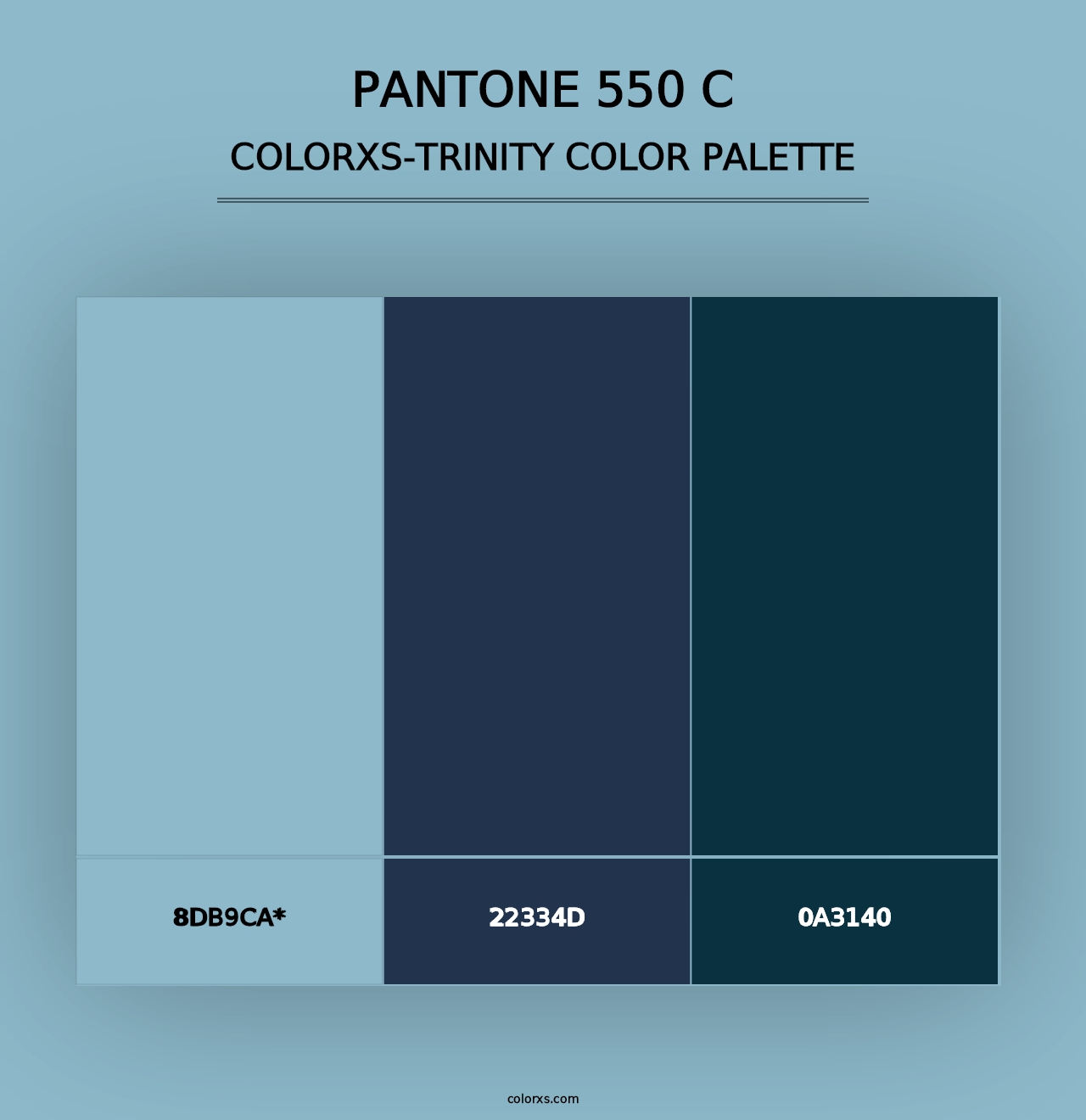 PANTONE 550 C - Colorxs Trinity Palette