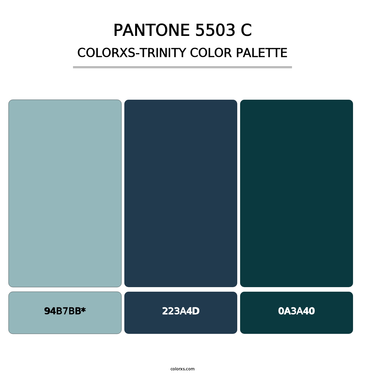 PANTONE 5503 C - Colorxs Trinity Palette