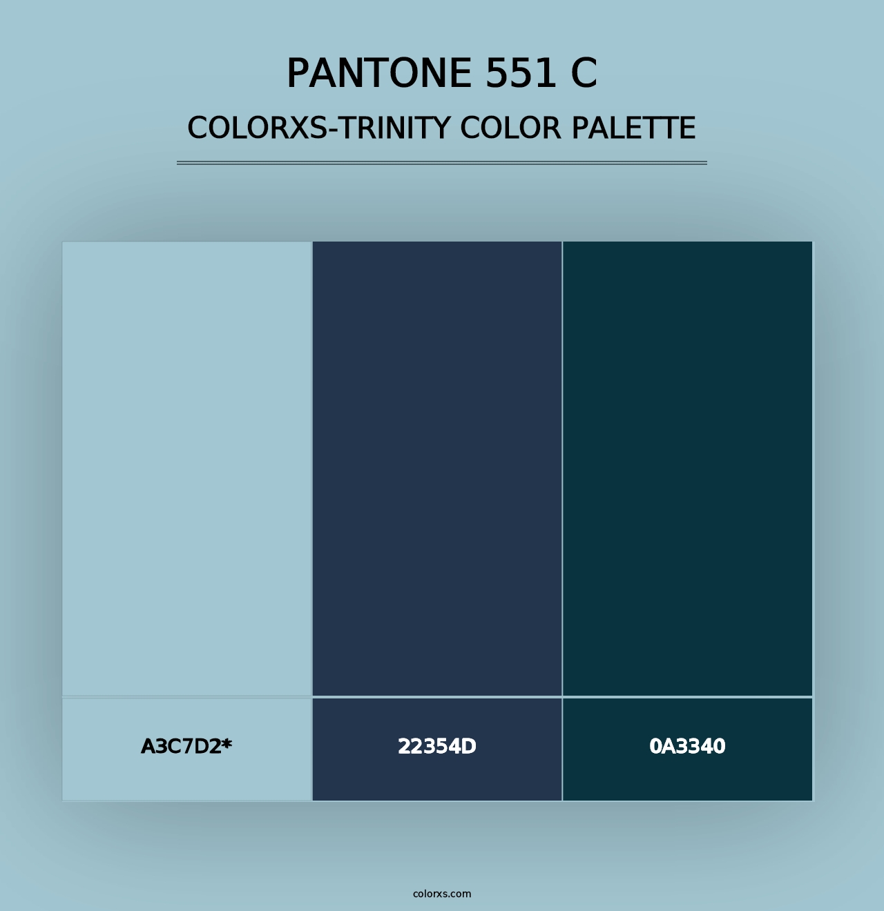 PANTONE 551 C - Colorxs Trinity Palette