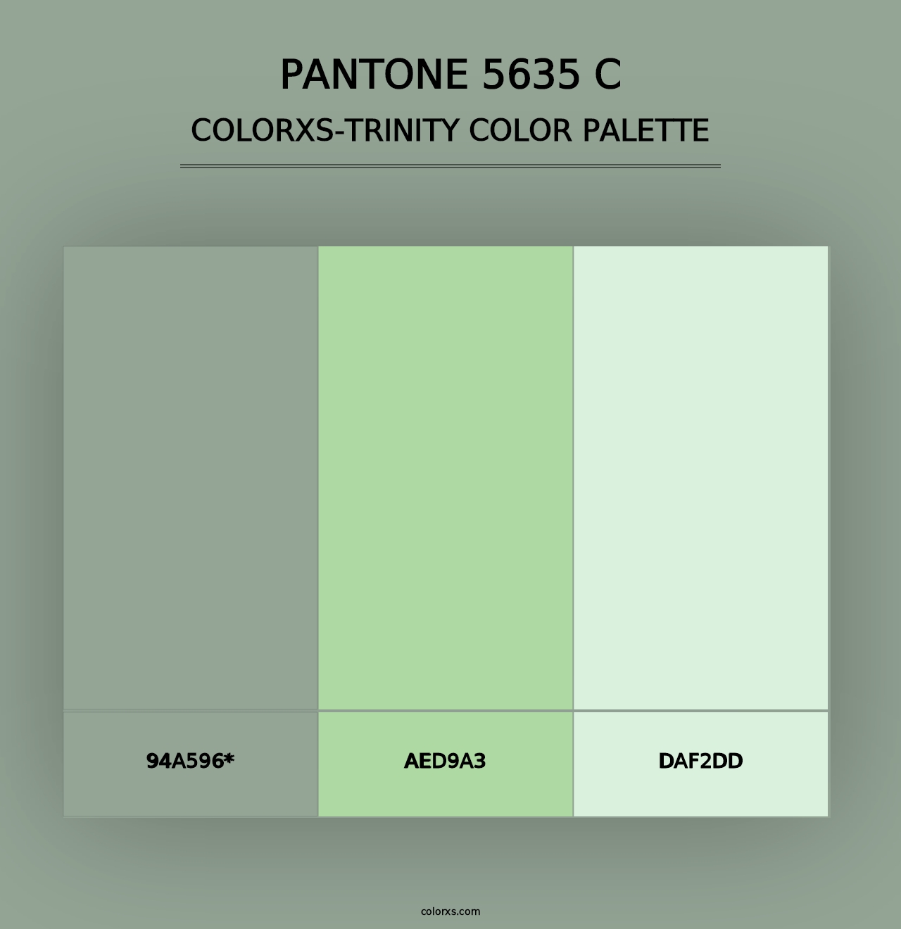 PANTONE 5635 C - Colorxs Trinity Palette