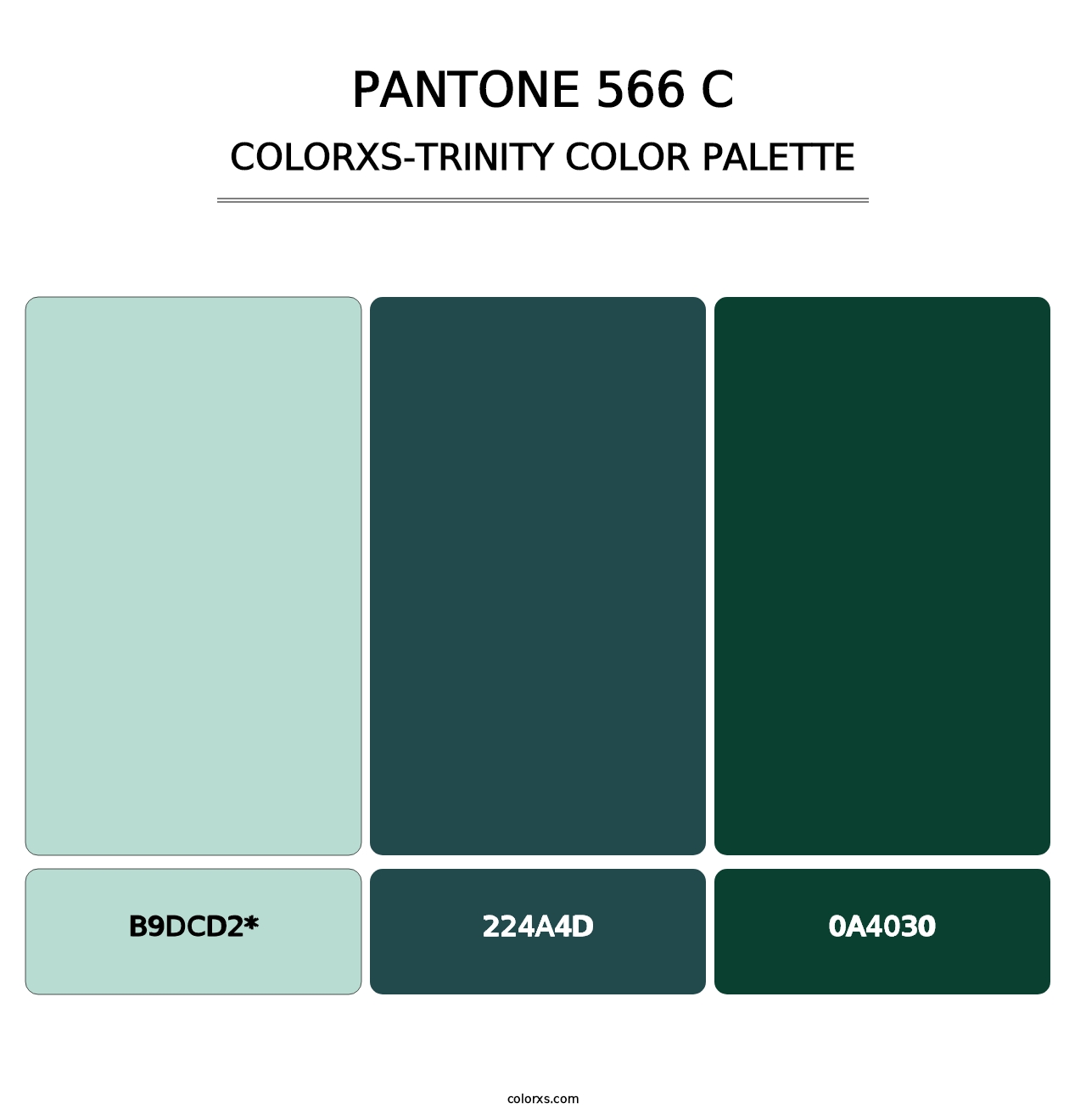 PANTONE 566 C - Colorxs Trinity Palette