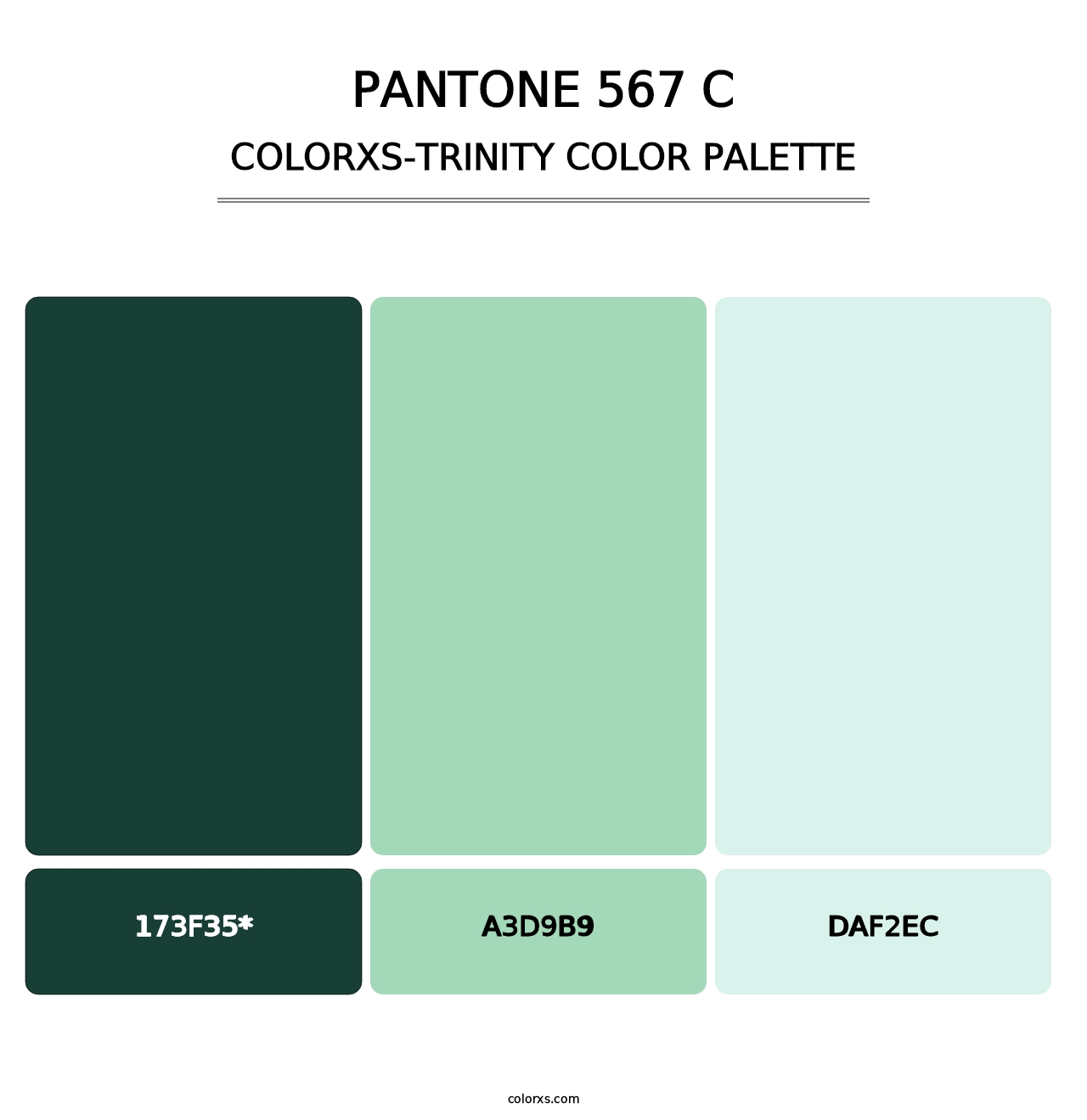 PANTONE 567 C - Colorxs Trinity Palette