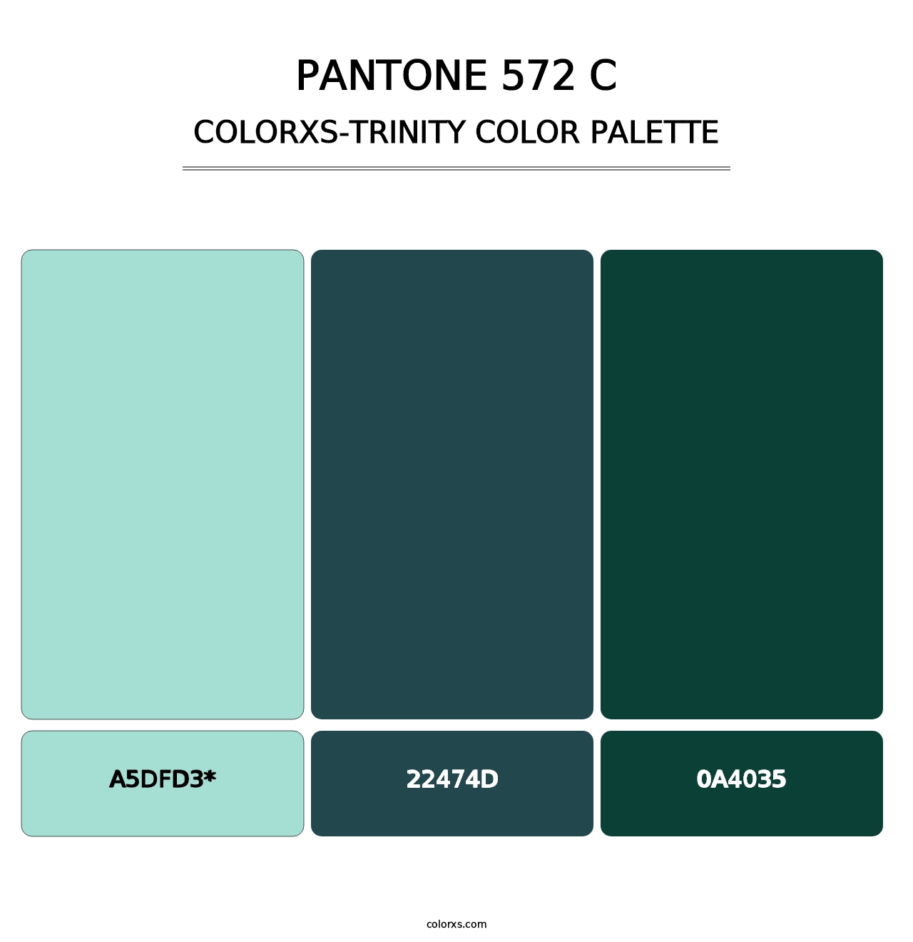 PANTONE 572 C - Colorxs Trinity Palette