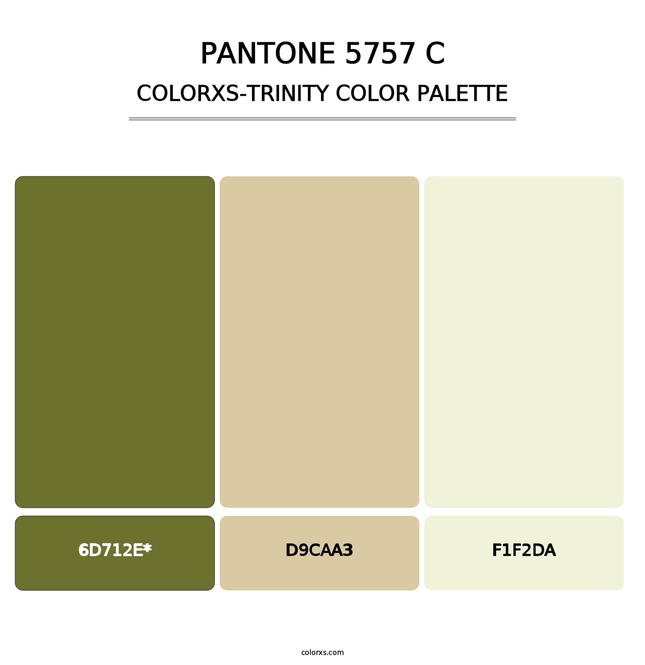 PANTONE 5757 C - Colorxs Trinity Palette