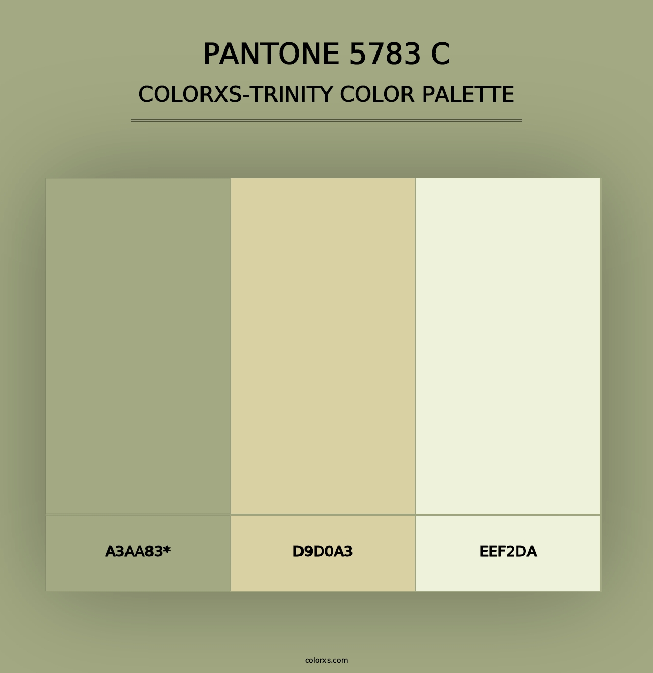 PANTONE 5783 C - Colorxs Trinity Palette