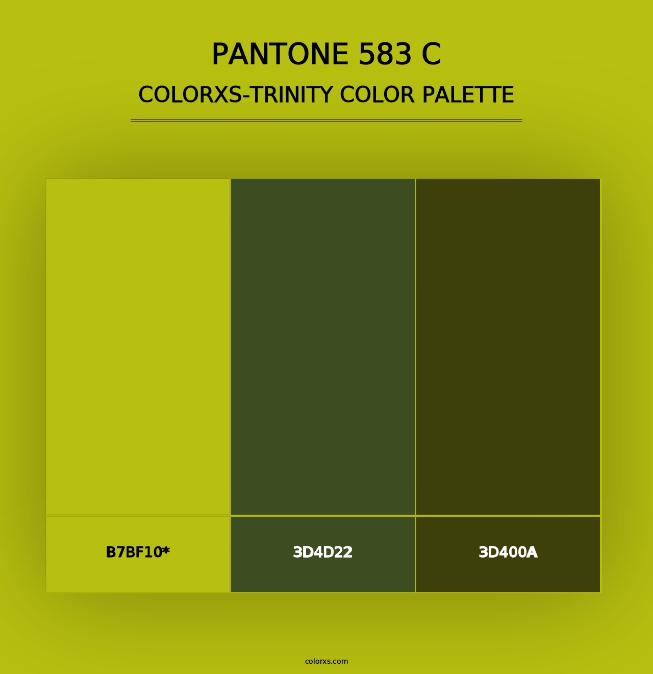 PANTONE 583 C - Colorxs Trinity Palette