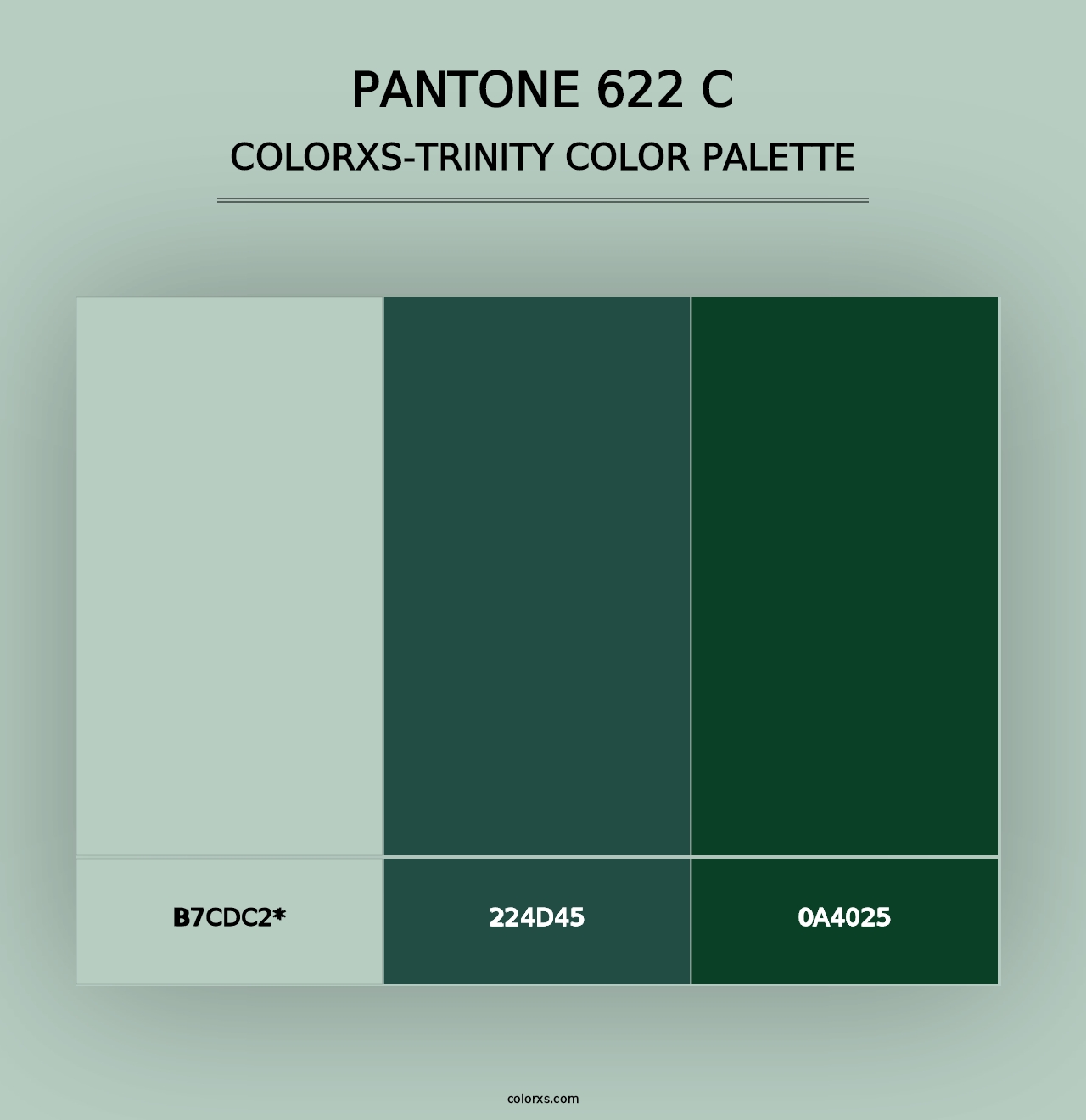 PANTONE 622 C - Colorxs Trinity Palette