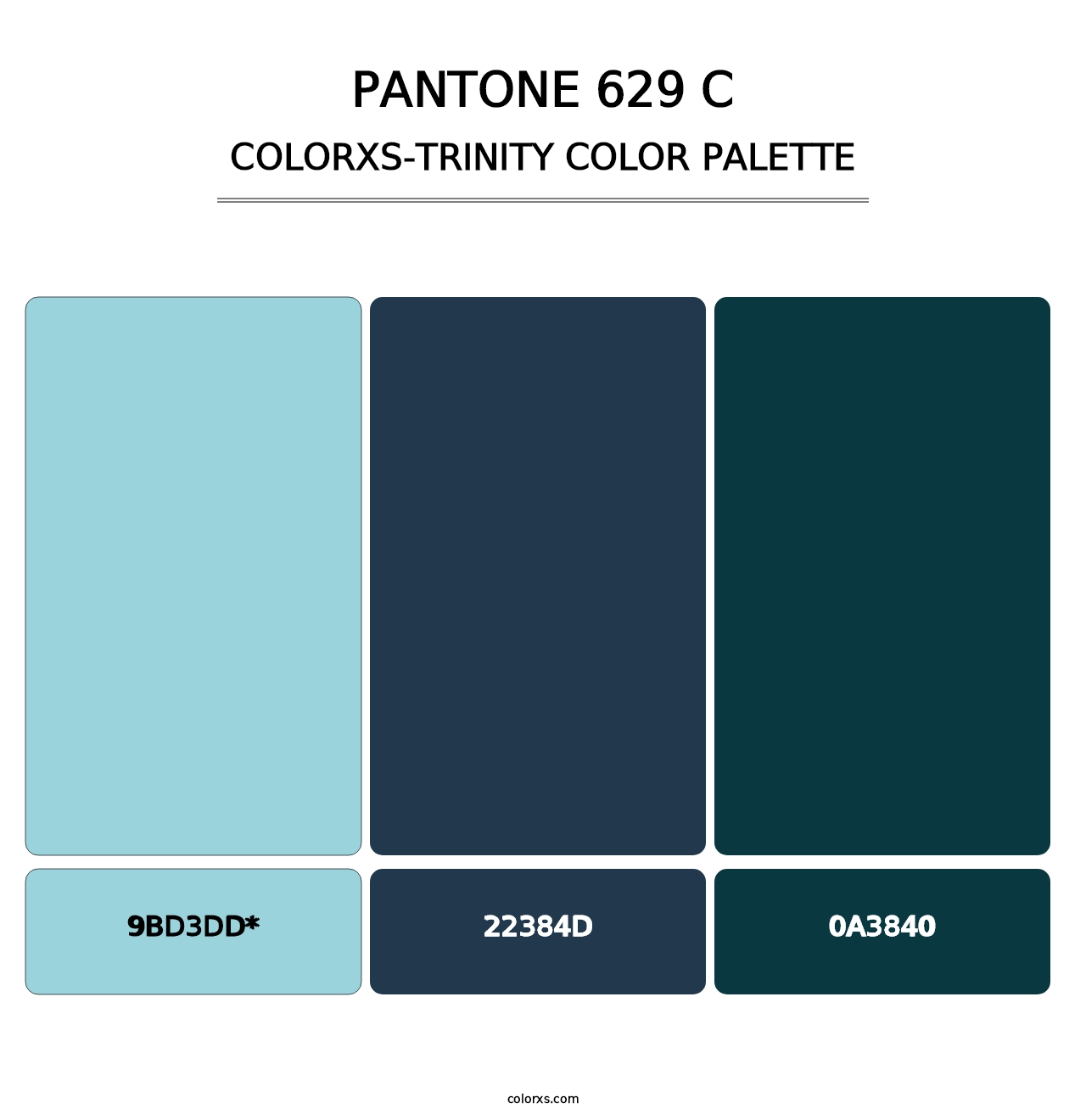 PANTONE 629 C - Colorxs Trinity Palette