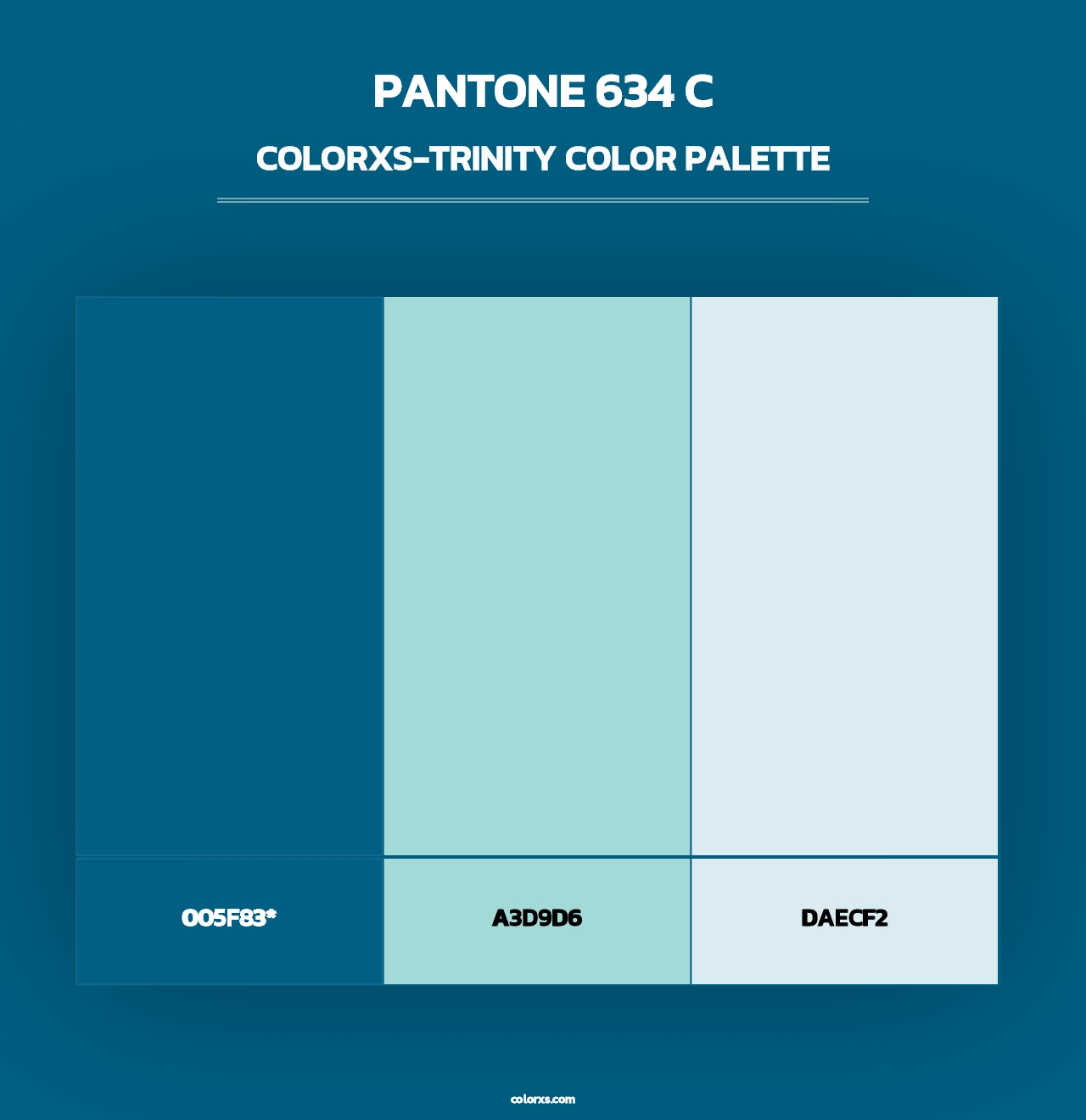 PANTONE 634 C - Colorxs Trinity Palette