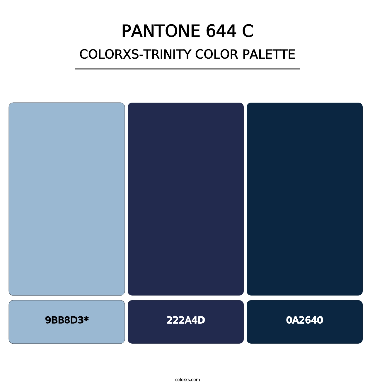 PANTONE 644 C - Colorxs Trinity Palette