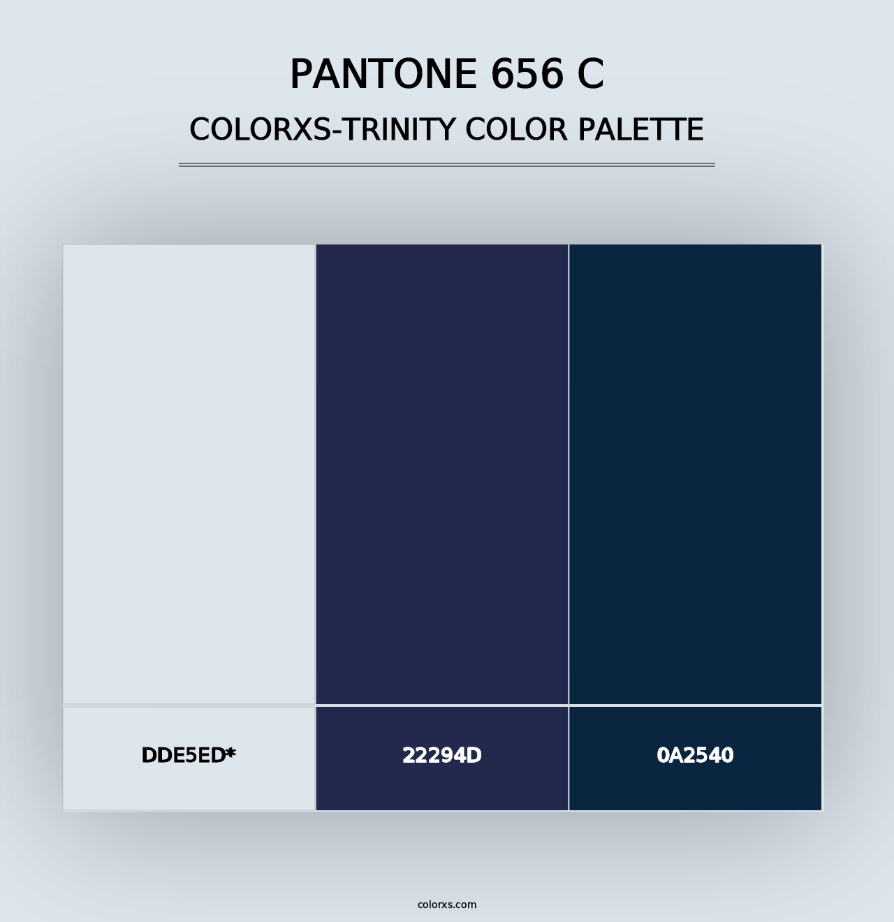 PANTONE 656 C - Colorxs Trinity Palette