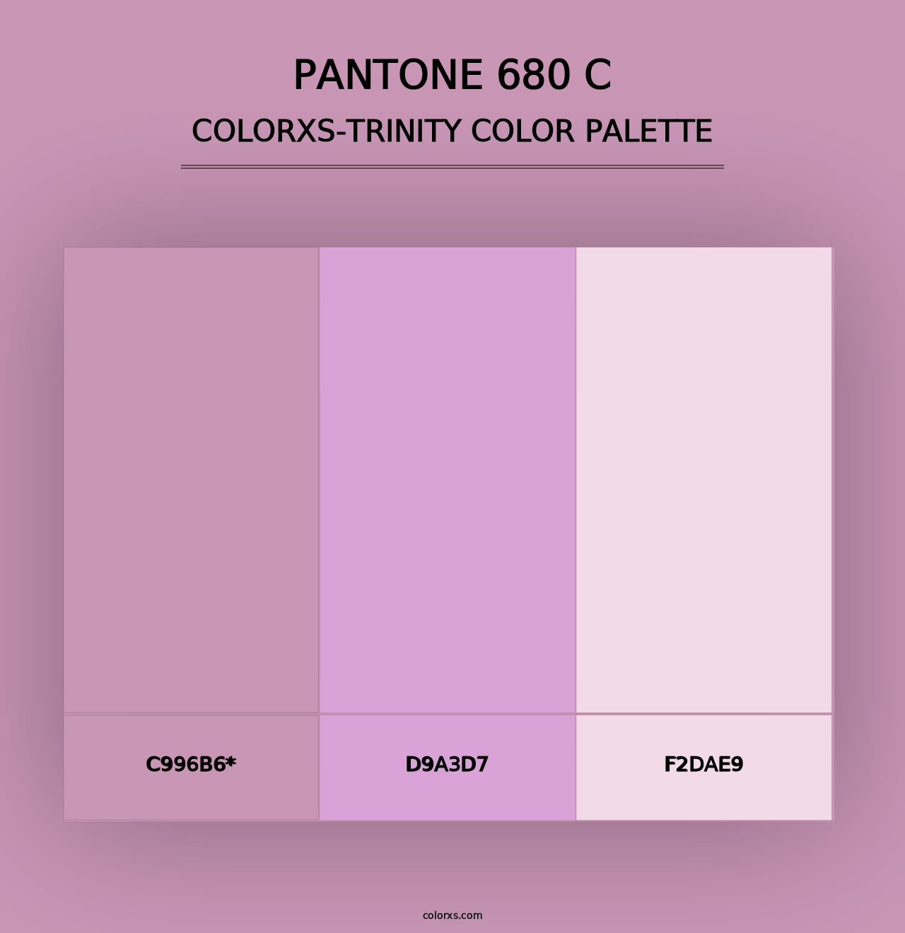 PANTONE 680 C - Colorxs Trinity Palette