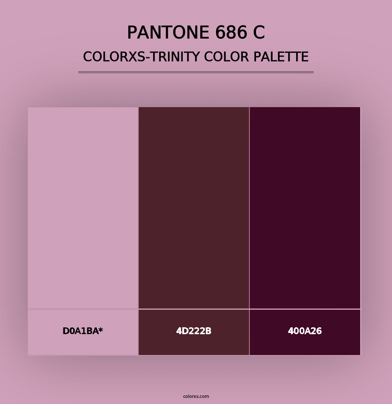 PANTONE 686 C - Colorxs Trinity Palette