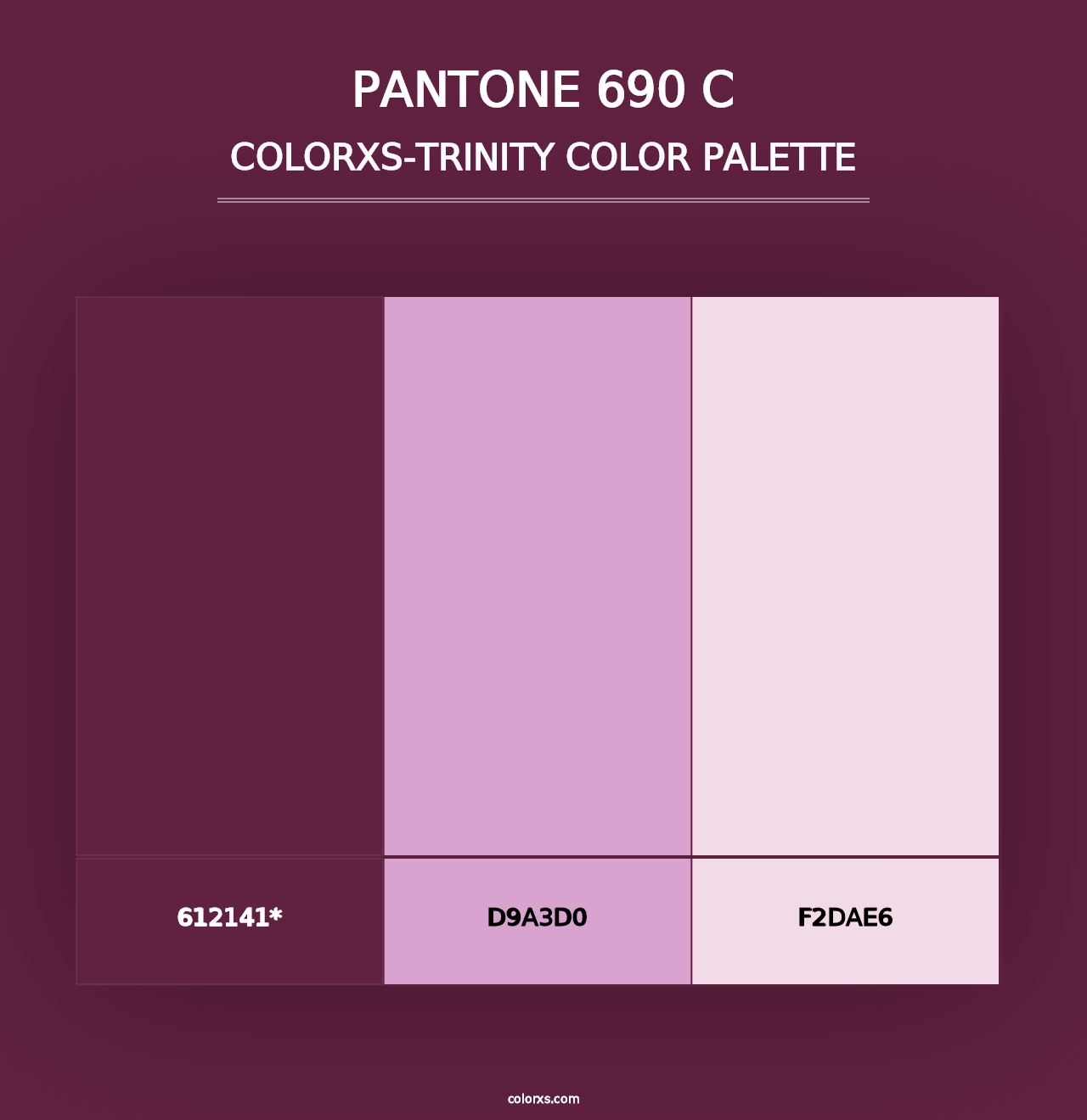 PANTONE 690 C - Colorxs Trinity Palette