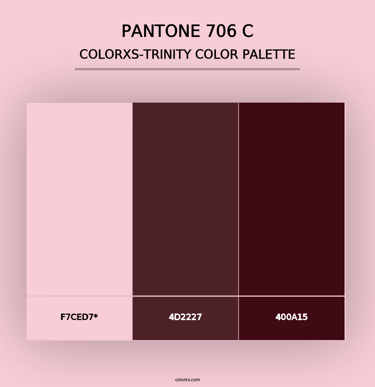 PANTONE 706 C - Colorxs Trinity Palette