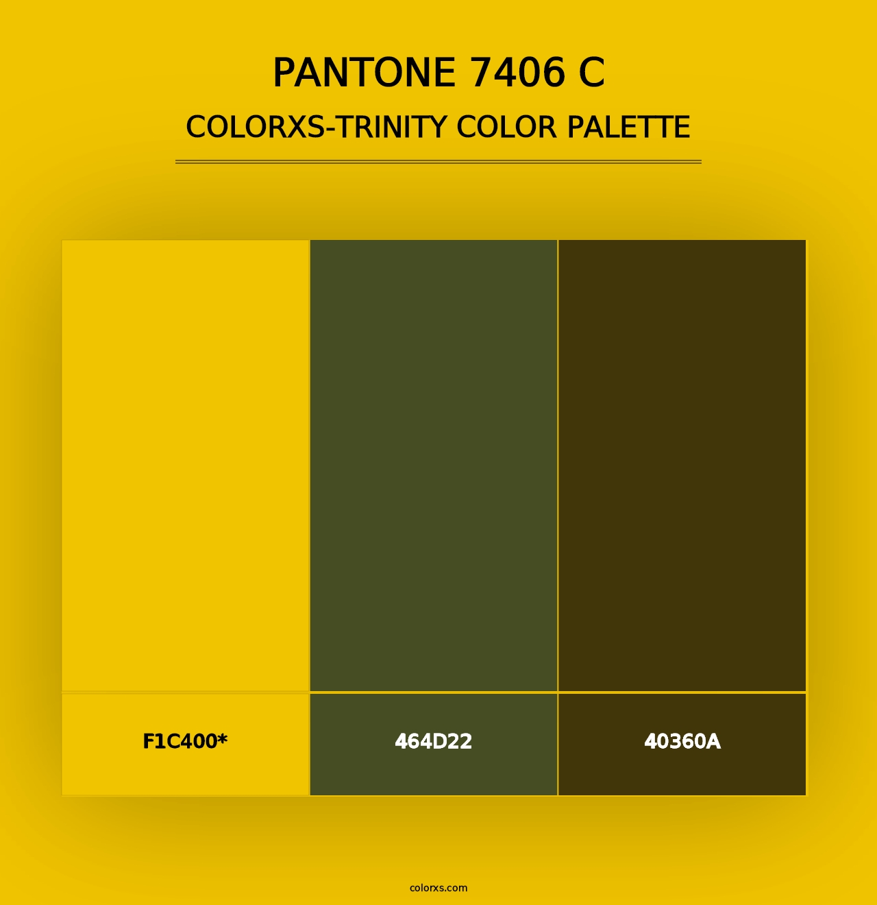 PANTONE 7406 C - Colorxs Trinity Palette