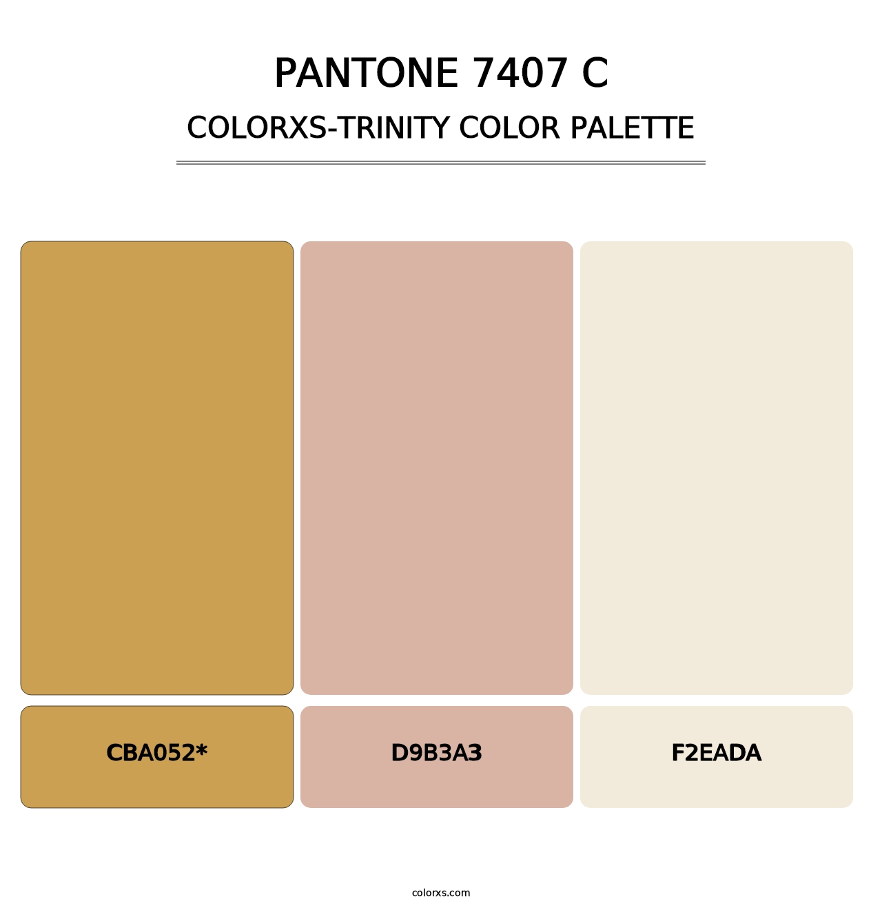 PANTONE 7407 C - Colorxs Trinity Palette