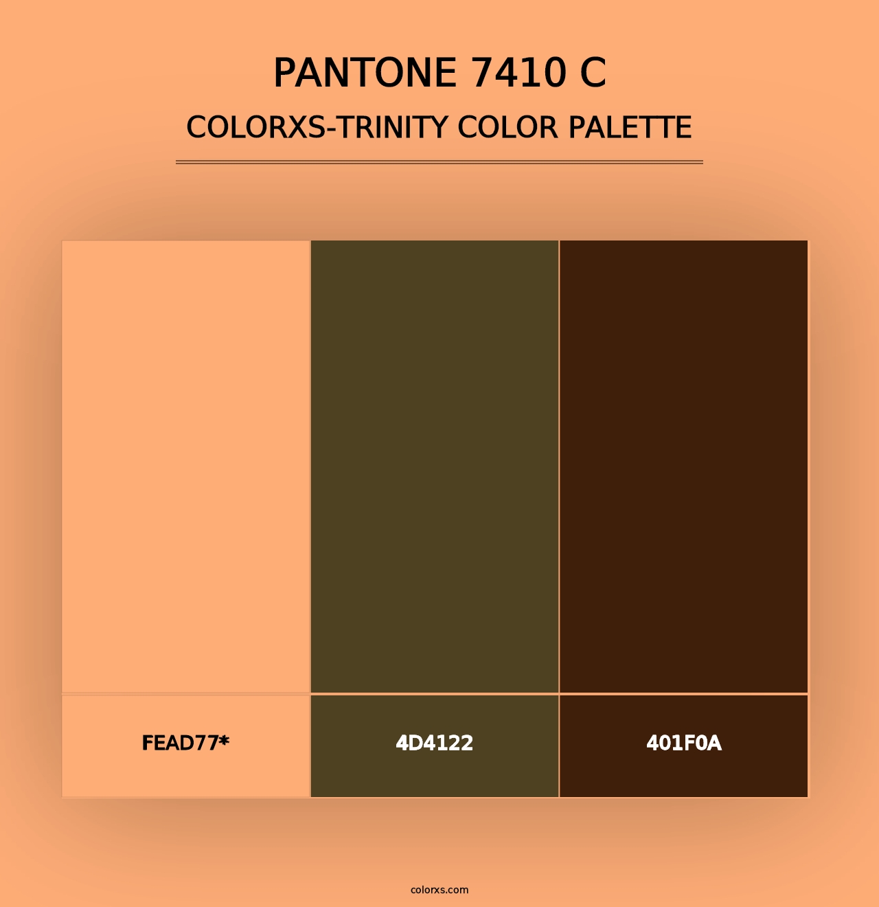 PANTONE 7410 C - Colorxs Trinity Palette