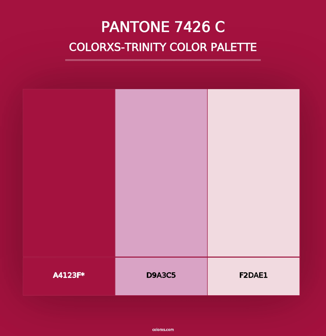 PANTONE 7426 C - Colorxs Trinity Palette