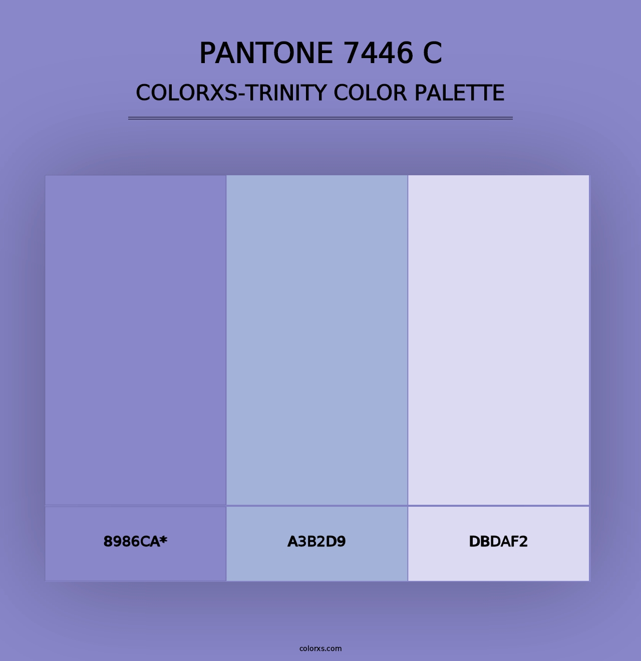 PANTONE 7446 C - Colorxs Trinity Palette