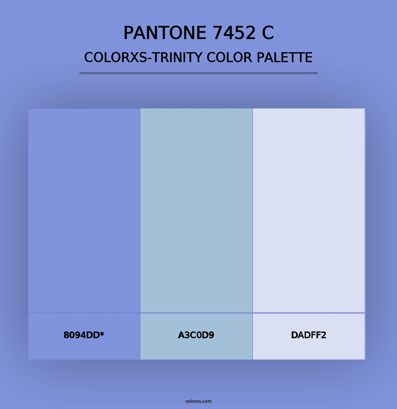 PANTONE 7452 C - Colorxs Trinity Palette