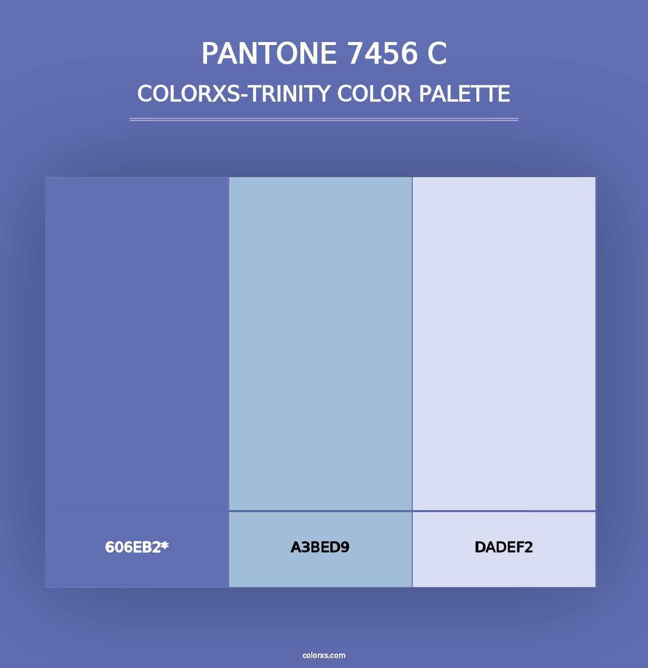 PANTONE 7456 C - Colorxs Trinity Palette