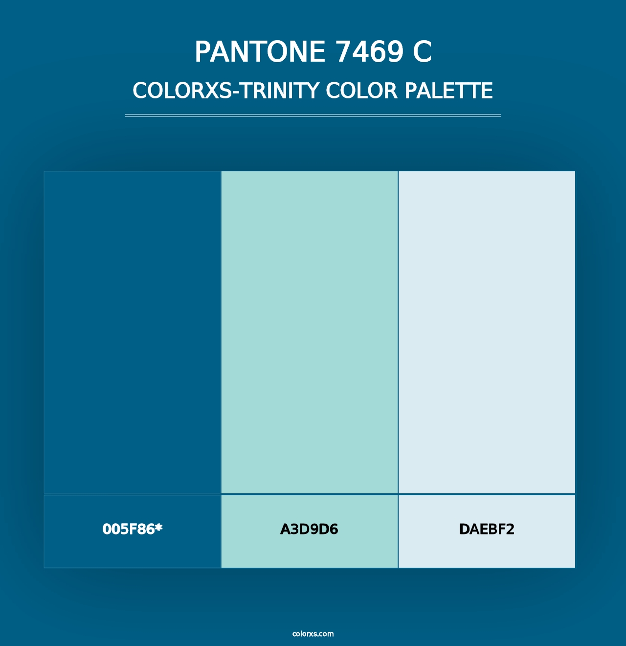 PANTONE 7469 C - Colorxs Trinity Palette