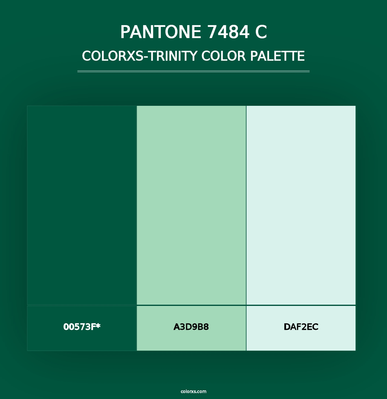 PANTONE 7484 C - Colorxs Trinity Palette