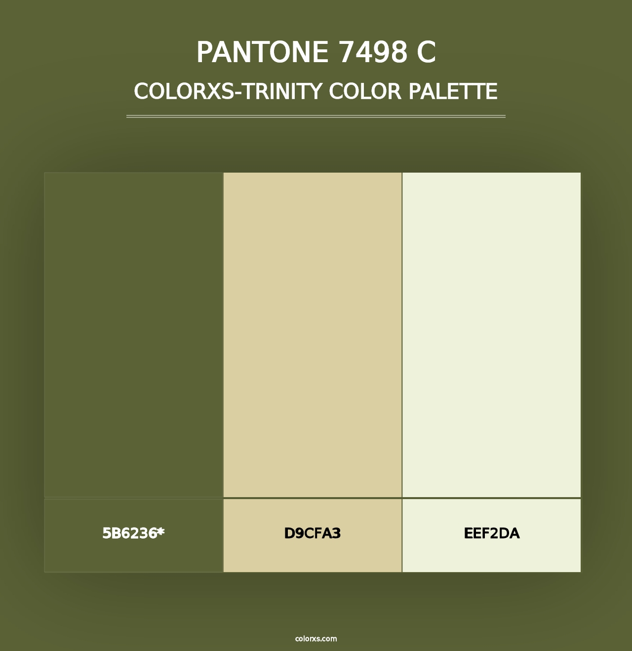 PANTONE 7498 C - Colorxs Trinity Palette