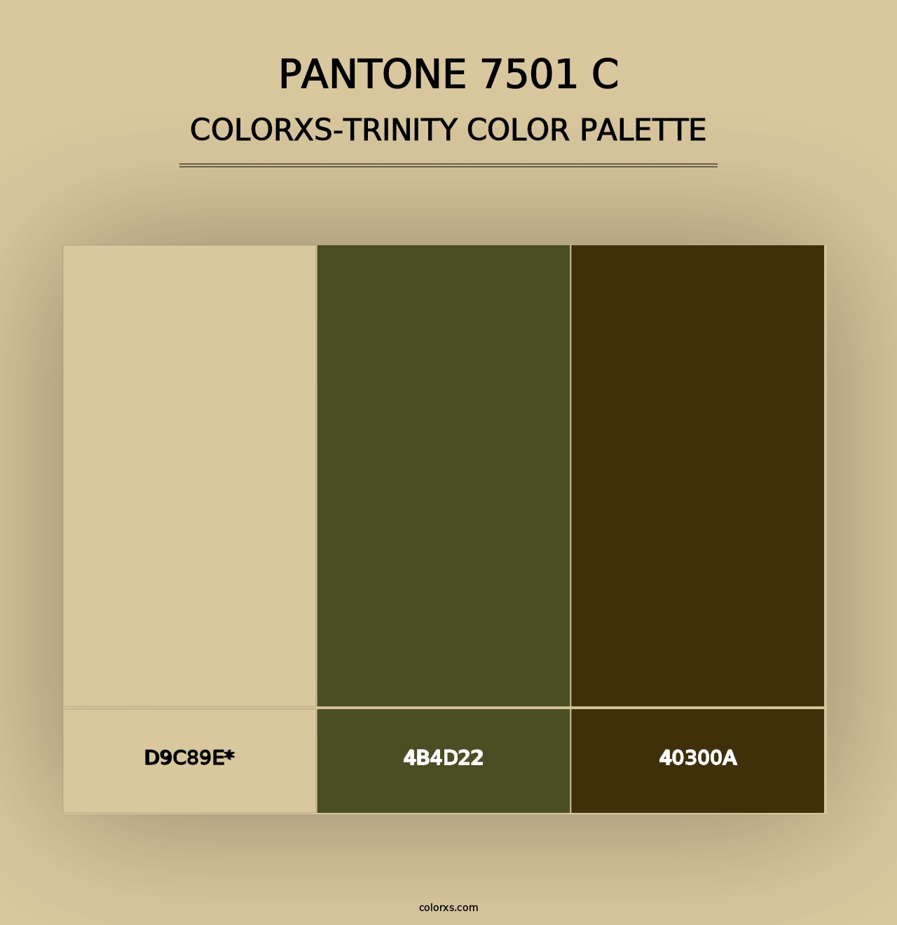 PANTONE 7501 C - Colorxs Trinity Palette