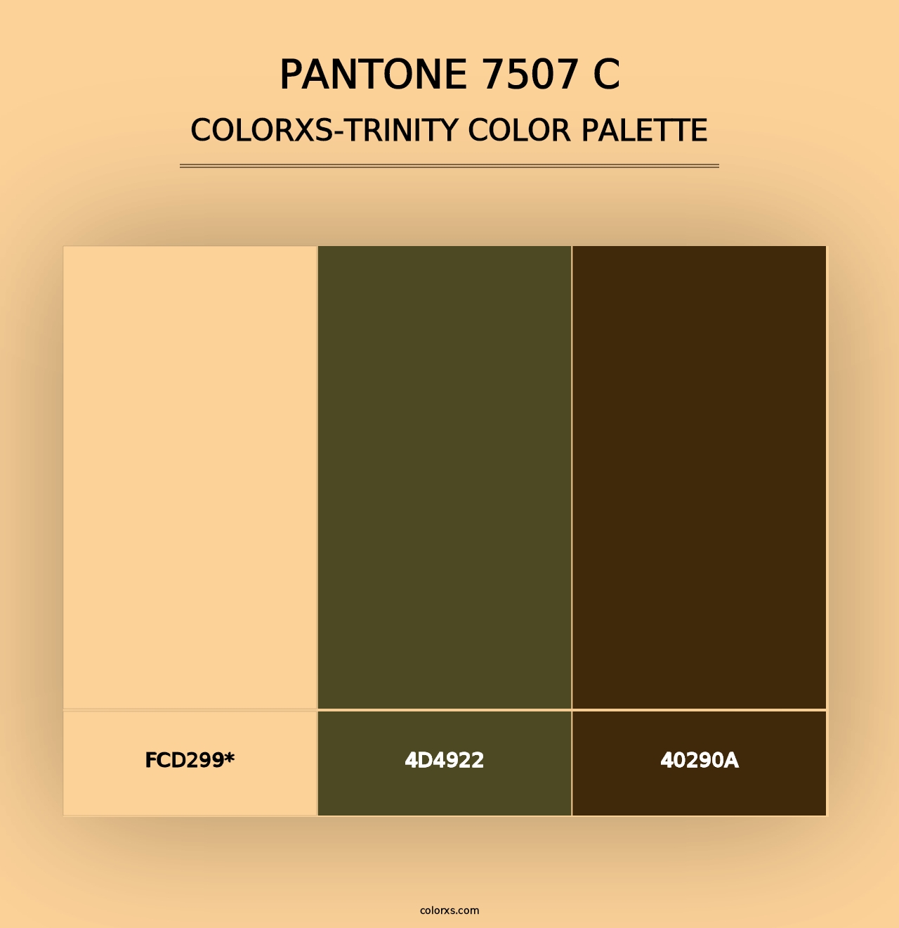 PANTONE 7507 C - Colorxs Trinity Palette